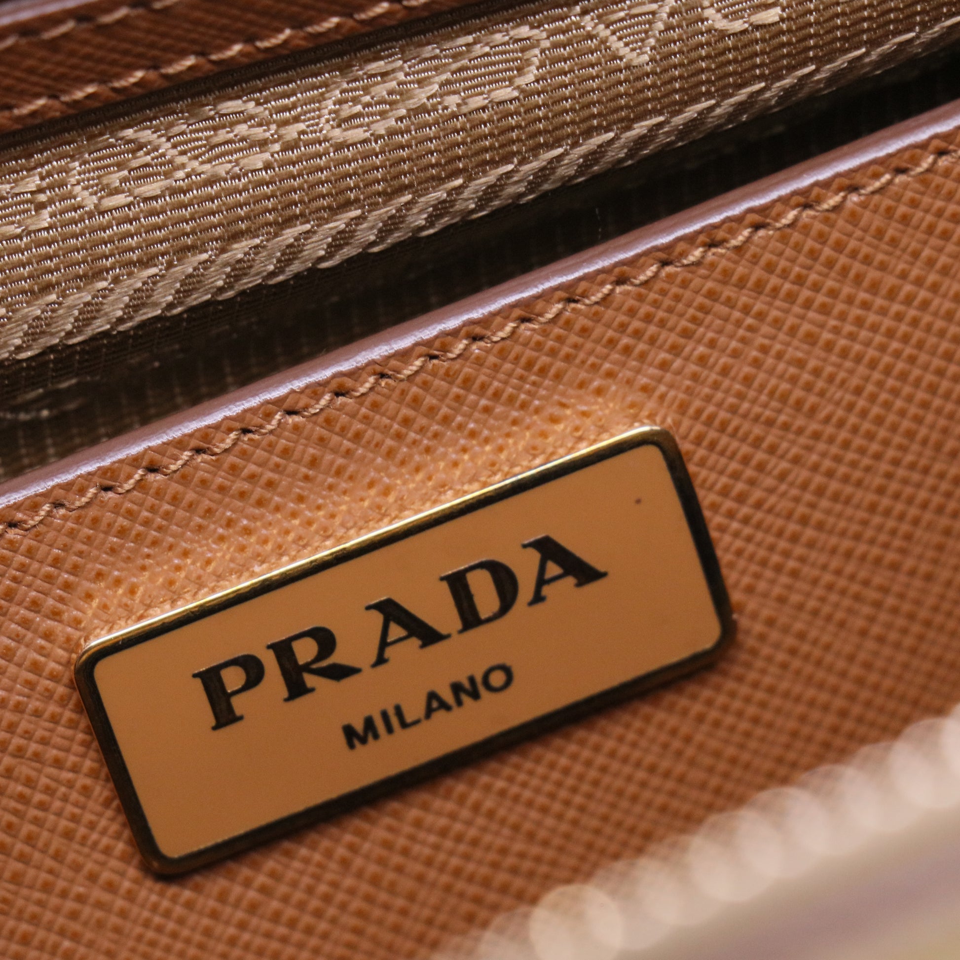 Prada Saffiano Lux Galleria Two-Tone Large Tote Bag twins