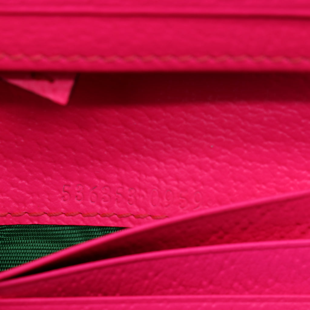 Gucci Flora Zumi Compact Wallet W21424