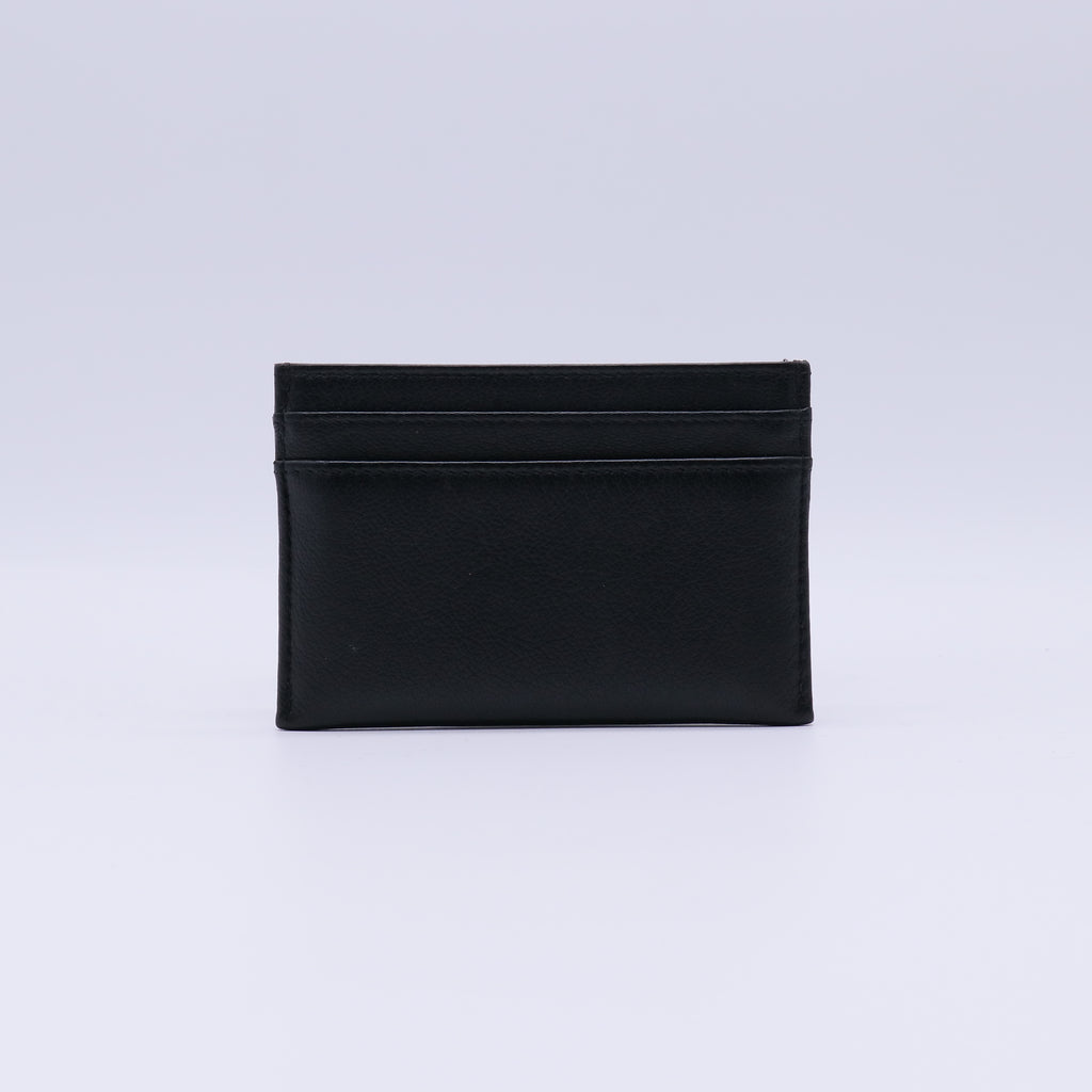 Chanel Grained Calfskin Enamel CC Logo Card Holder W21474