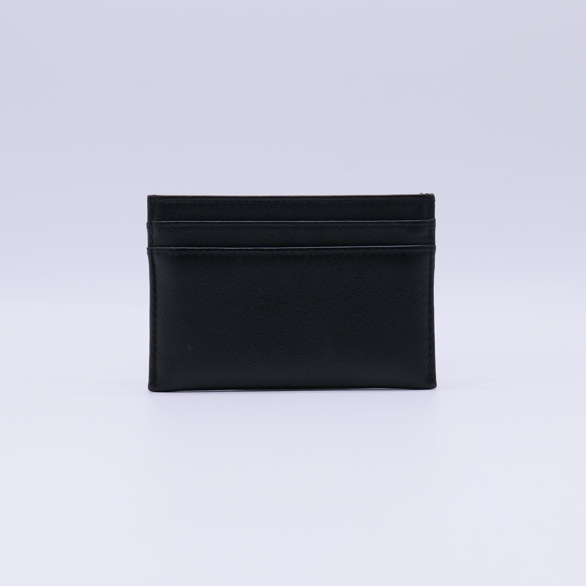 Chanel Grained Calfskin Enamel CC Logo Card Holder W21474
