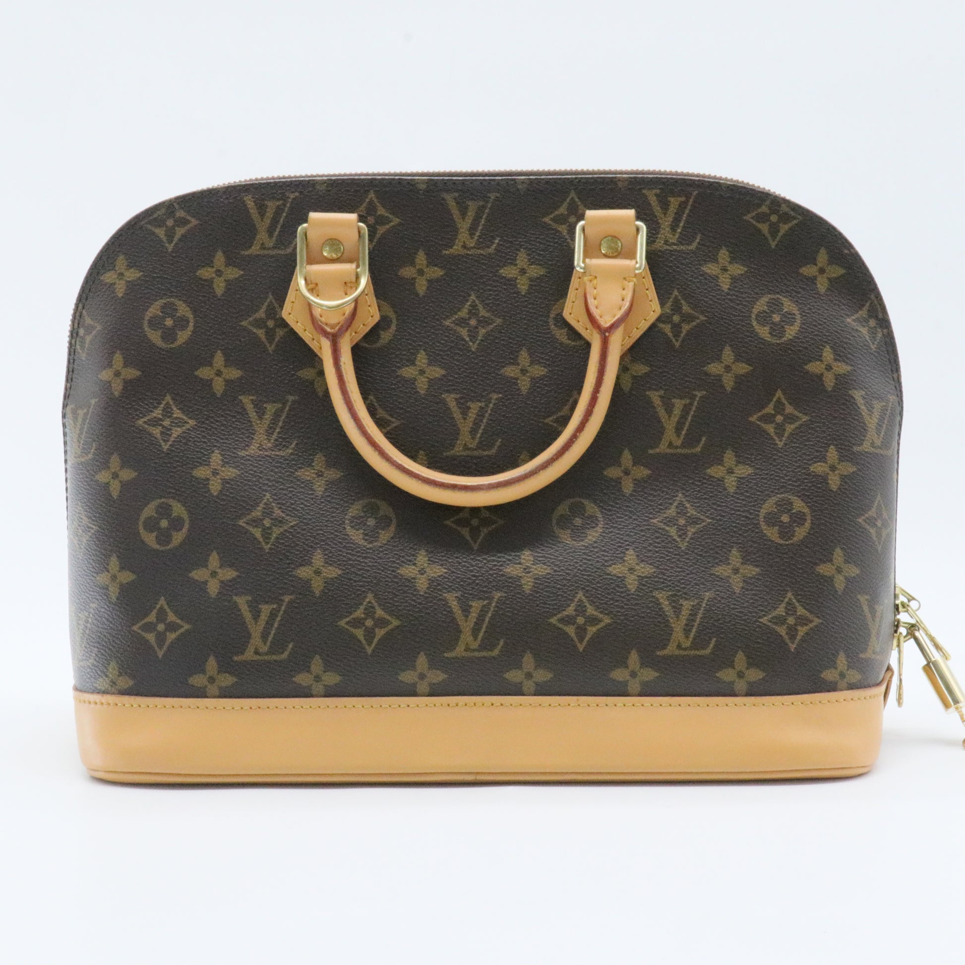 Vintage Alma Handbag Monogram Canvas PM