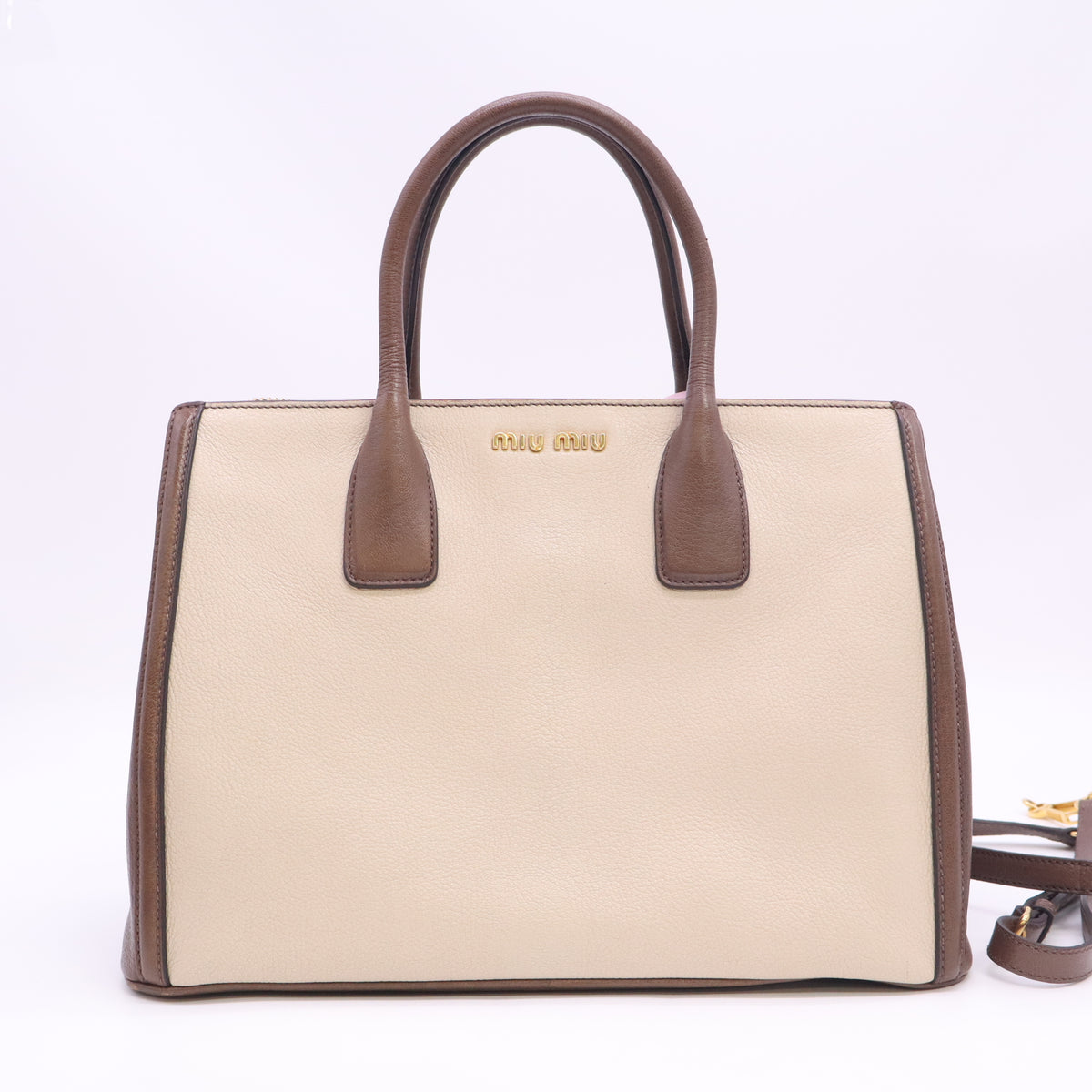 Leather Top Handle Bag Twins LDJ6819