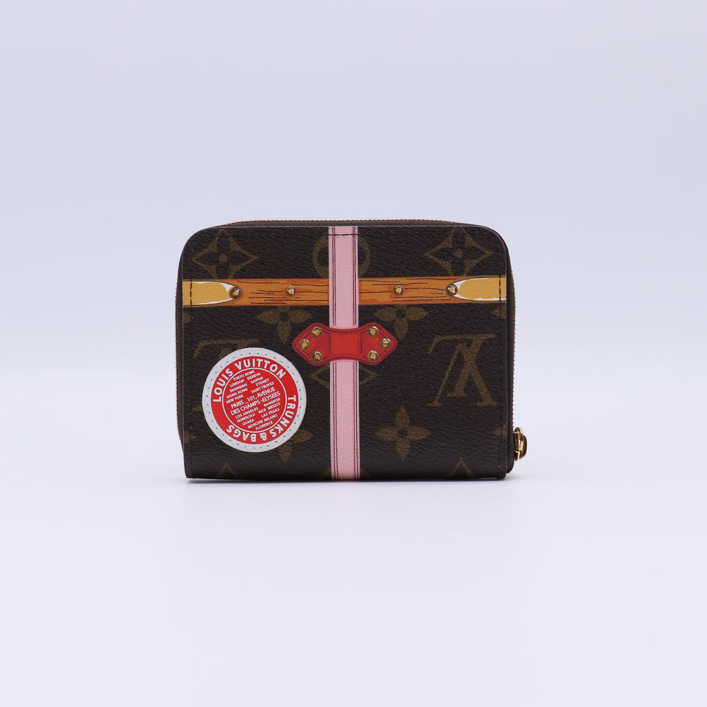 Louis Vuitton Monogram Summer Trunks Zippy Coin Purse W21459