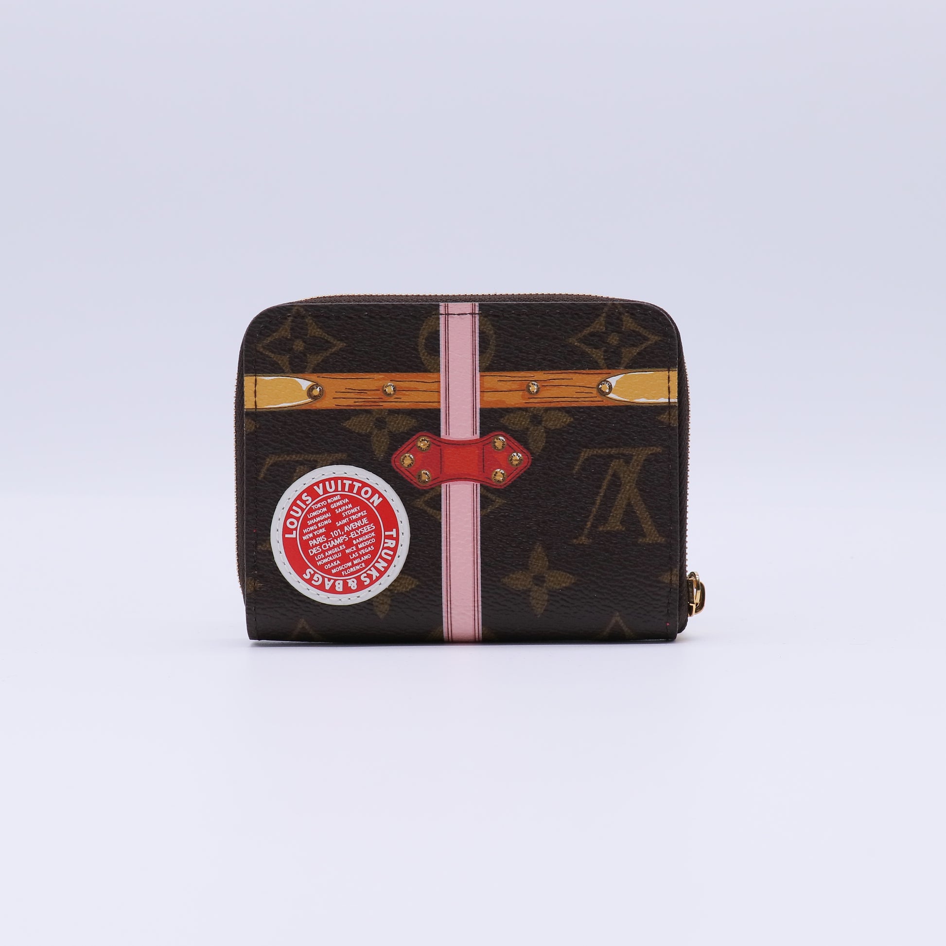 Louis Vuitton Monogram Summer Trunks Zippy Coin Purse W21459