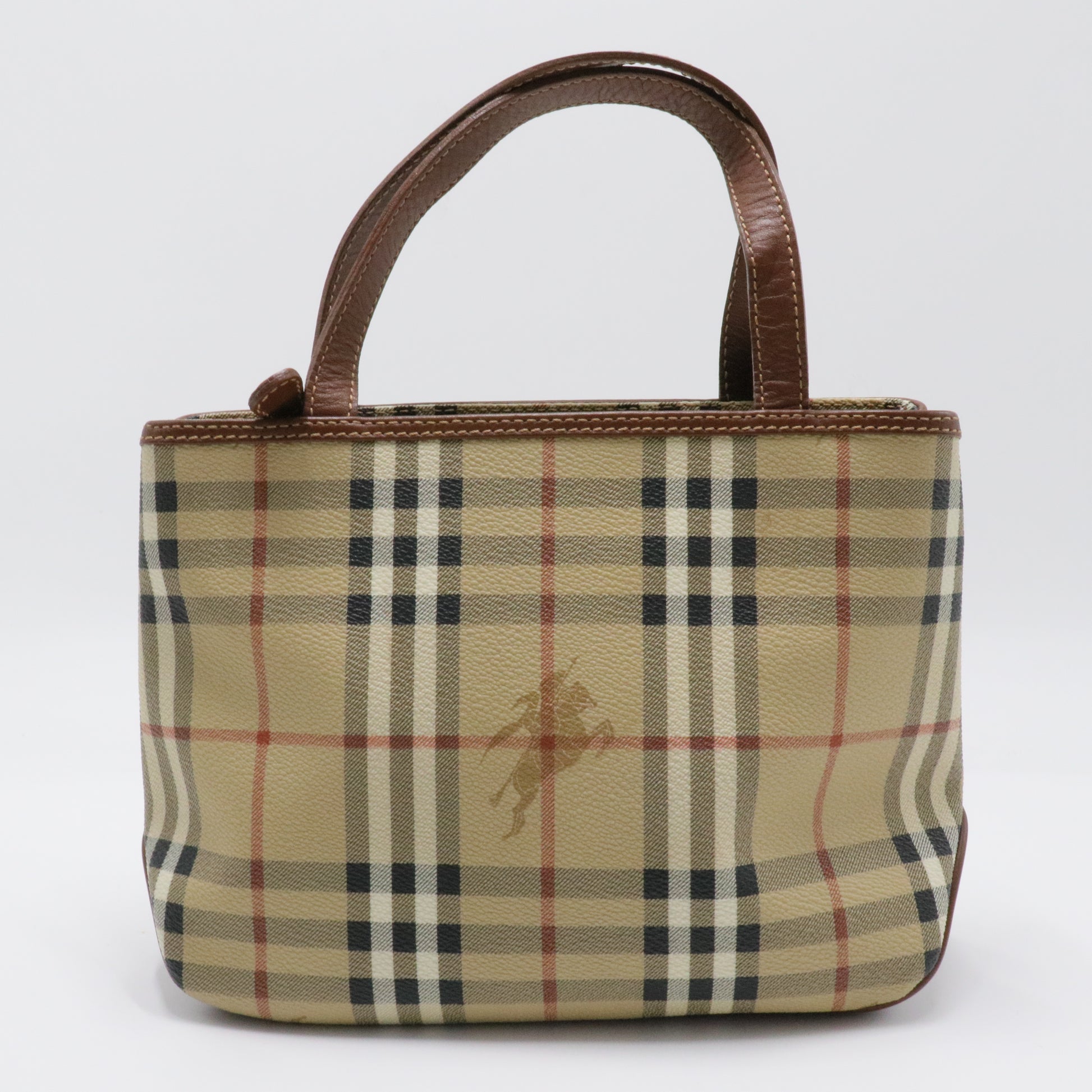 Plaid Coated Canvas Mini Bag