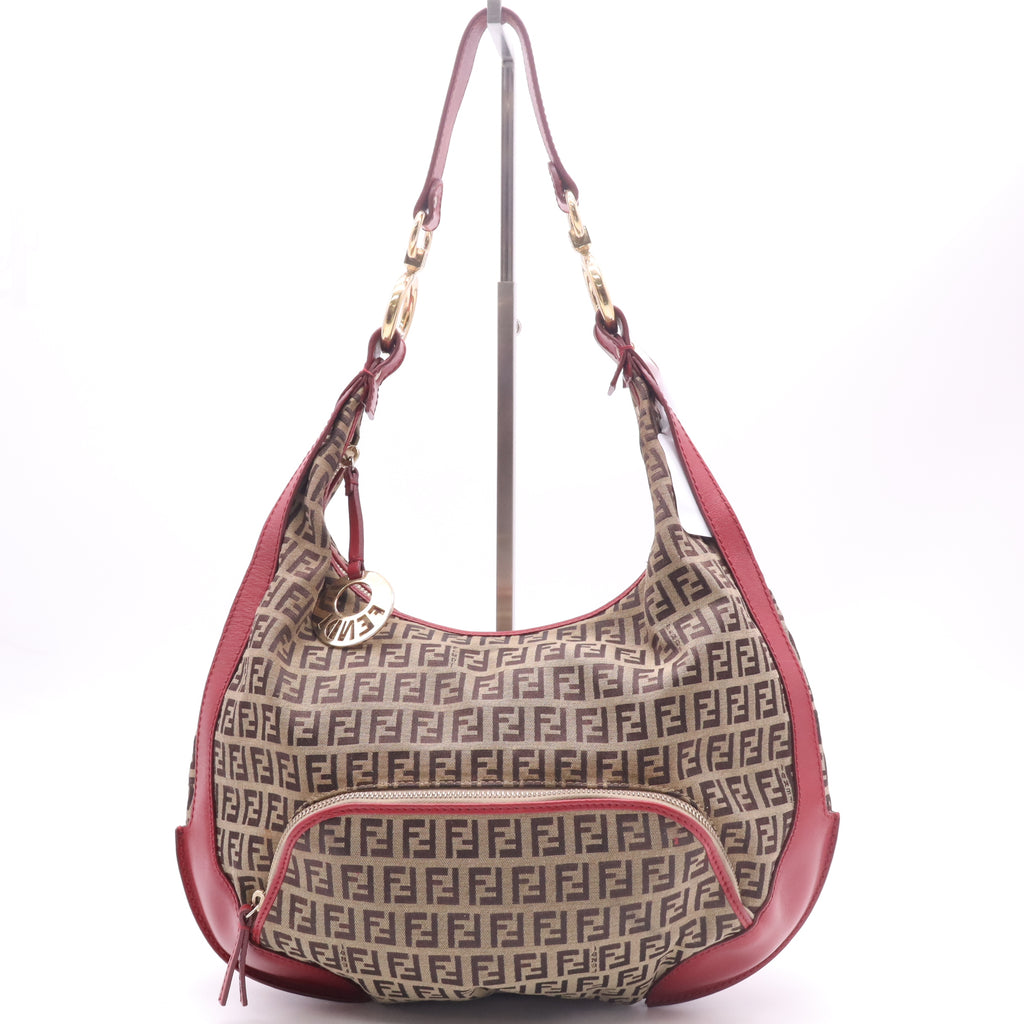 Brown Zucchino Canvas Chef Hobo Bag B23177