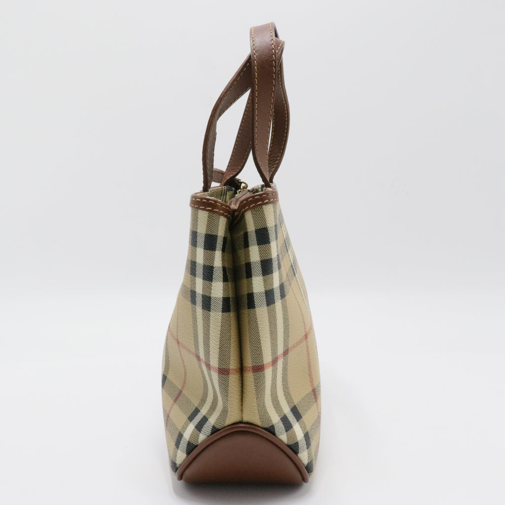Plaid Coated Canvas Mini Bag