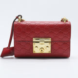 Padlock Shoulder Bag Guccissima Leather Small