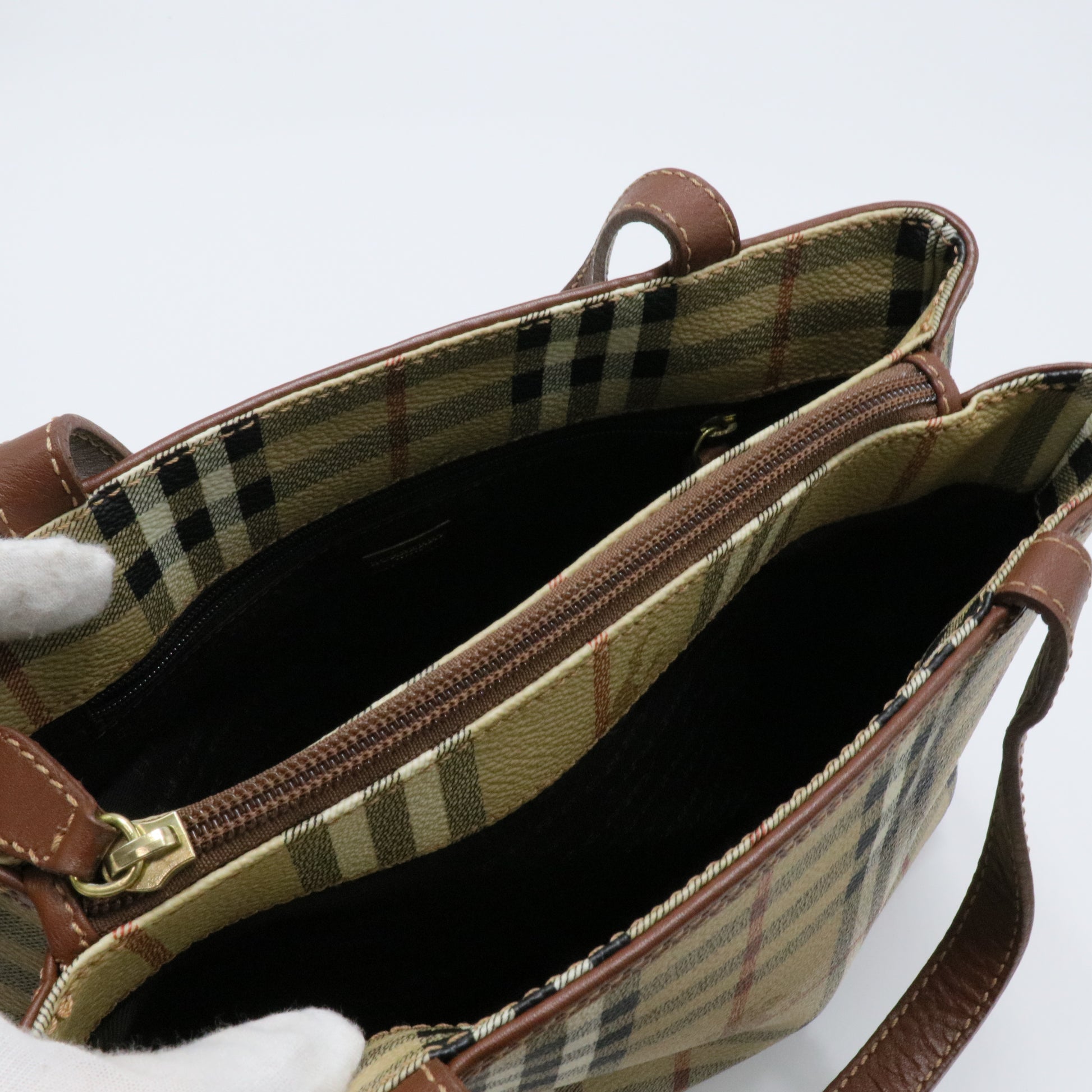 Plaid Coated Canvas Mini Bag