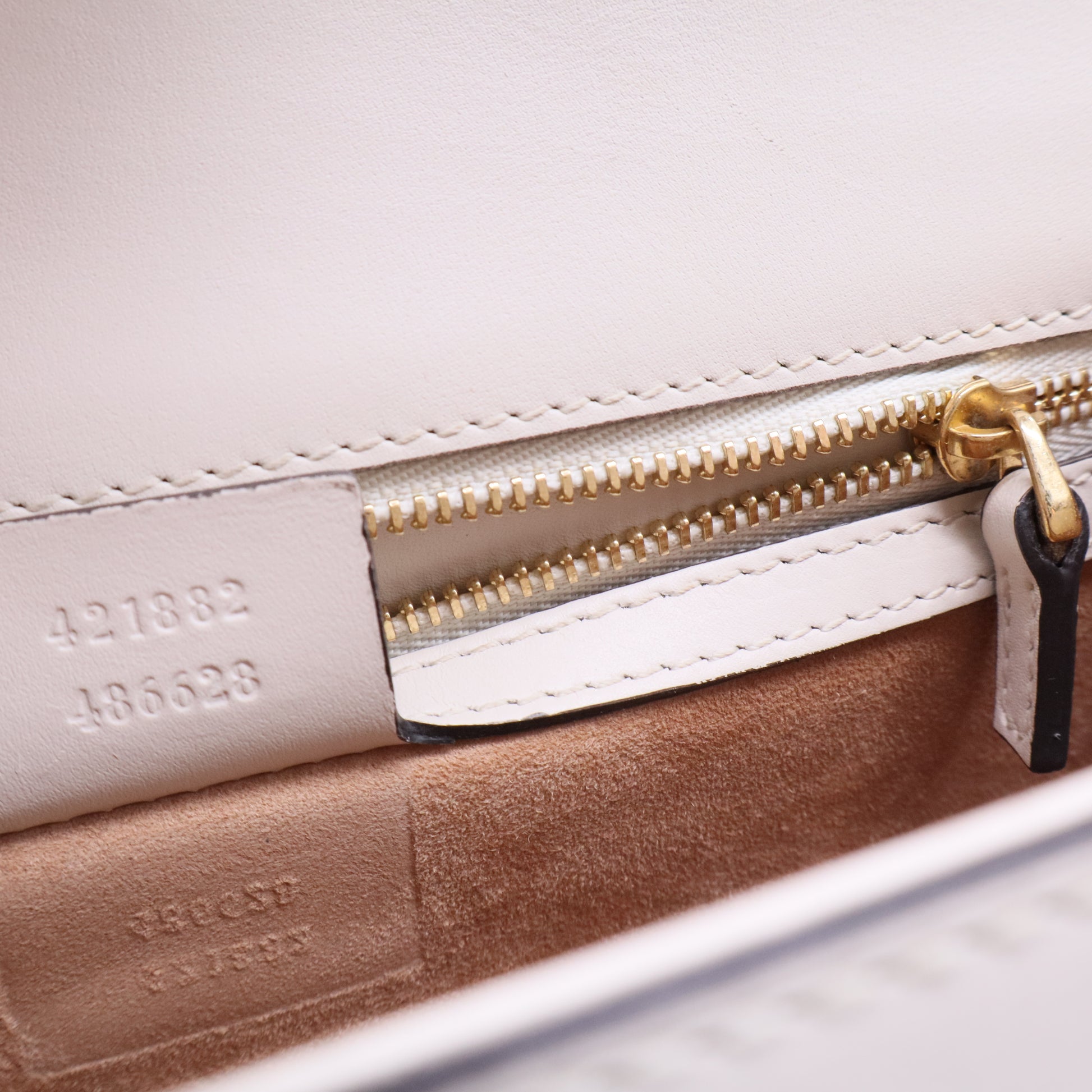 Cream Leather Small Sylvie Shoulder Bag B20105