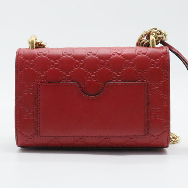 Padlock Shoulder Bag Guccissima Leather Small