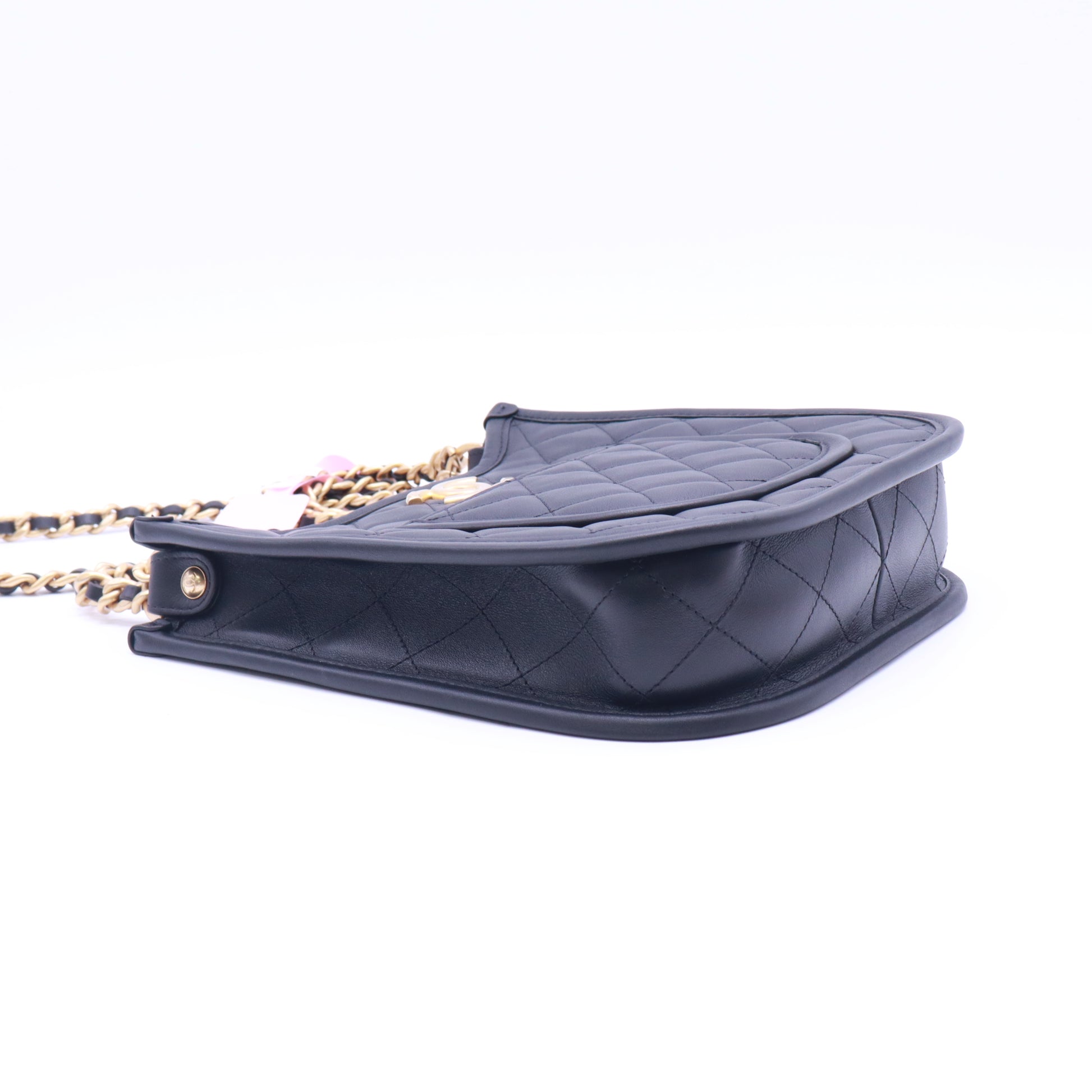 Chanel Quilted Leather Small Hobo Bag Twins LDJ5448