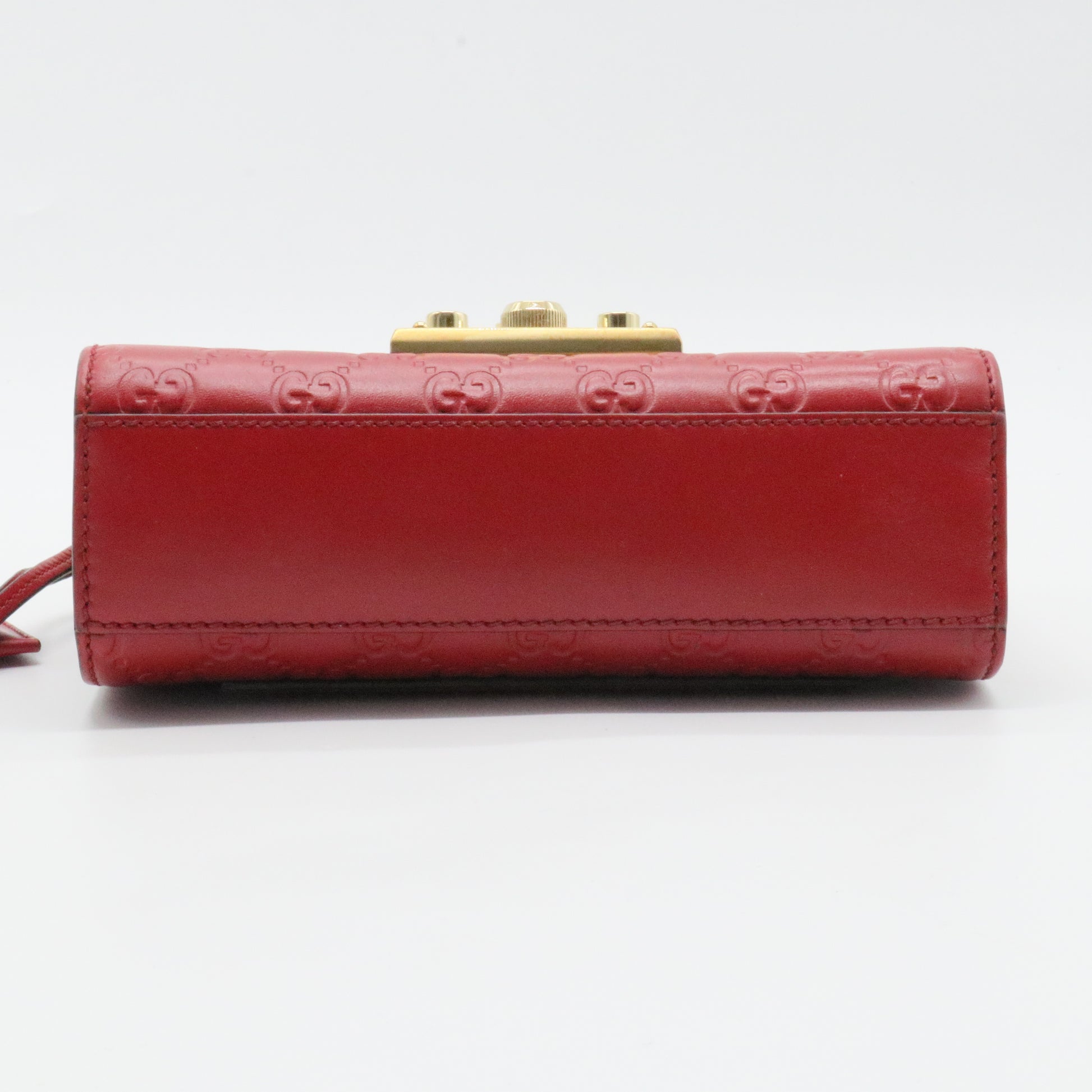 Padlock Shoulder Bag Guccissima Leather Small