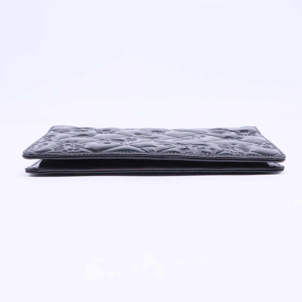 Lucky Symbols Pochette Embossed Quilted Patent W20459