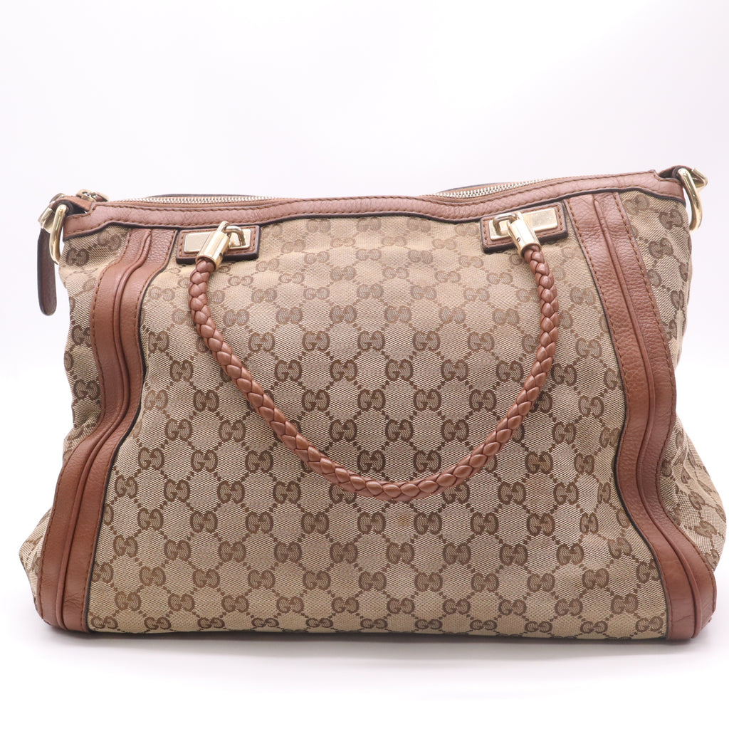 Gucci GG Canvas Bella Top Handle Tote Bag B22791