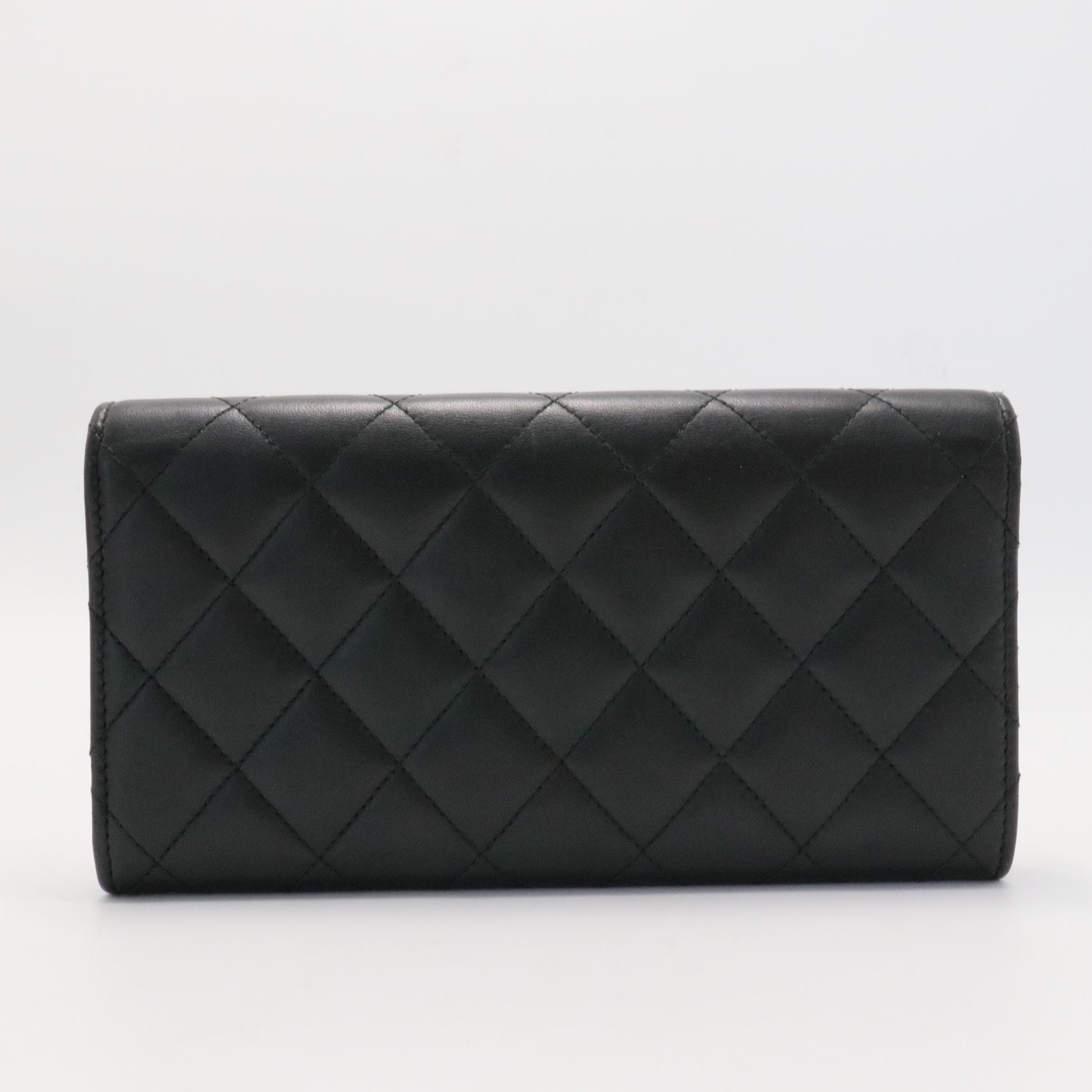 Trendy CC Wallet Lambskin Leather