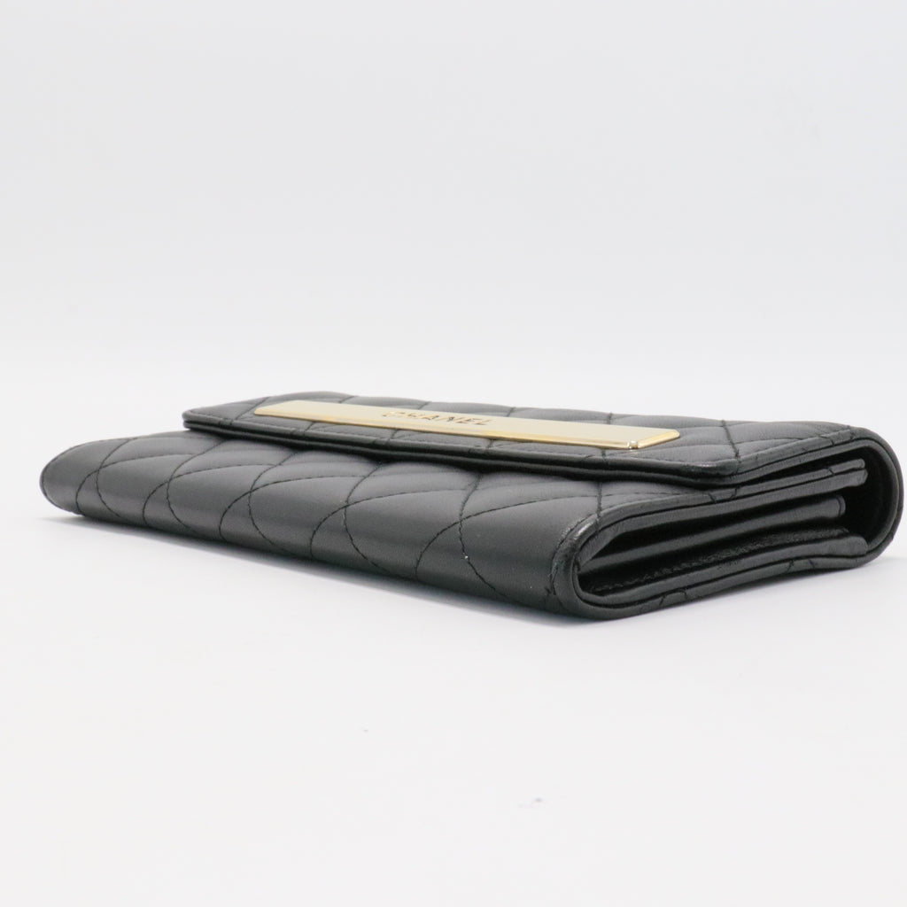 Trendy CC Wallet Lambskin Leather