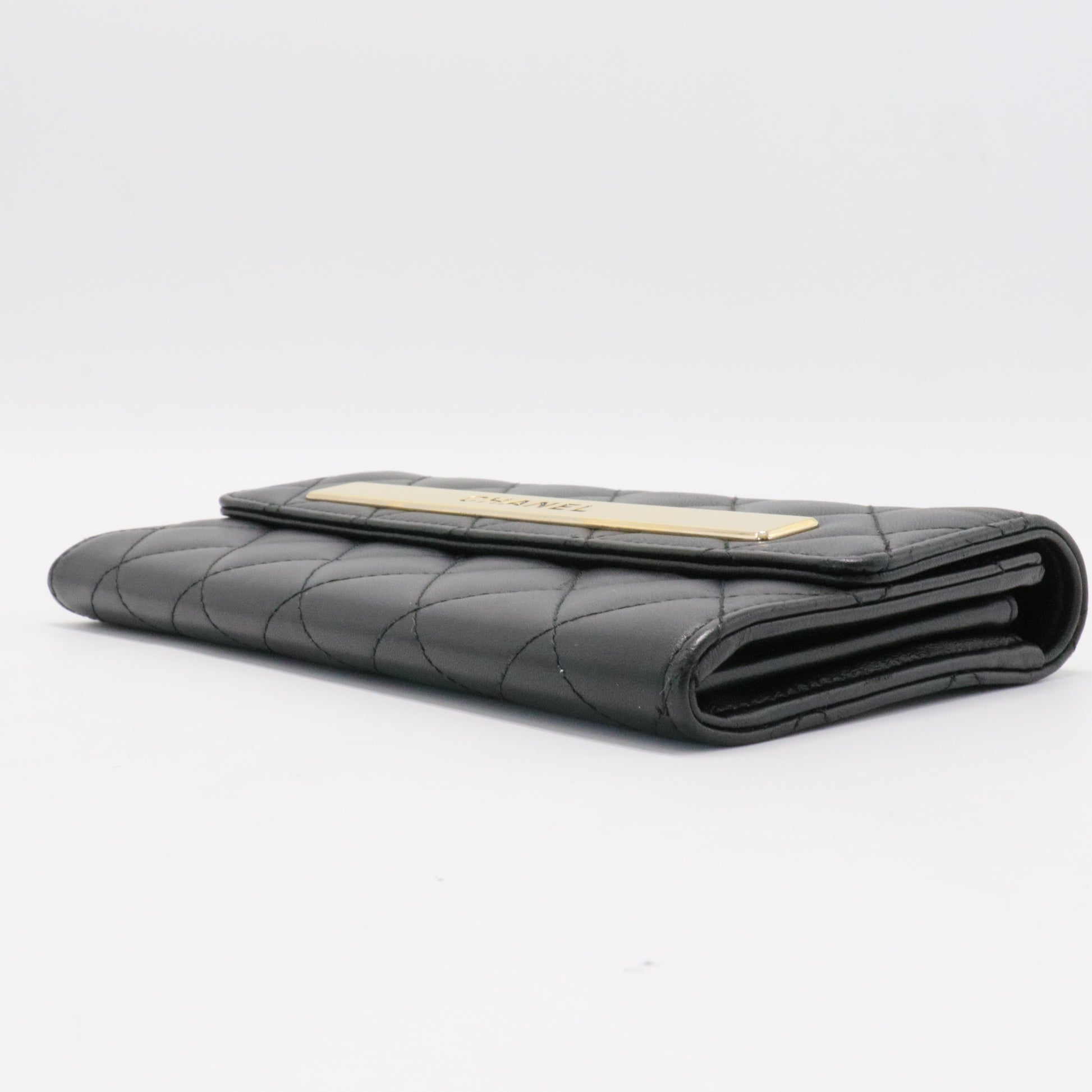 Trendy CC Wallet Lambskin Leather