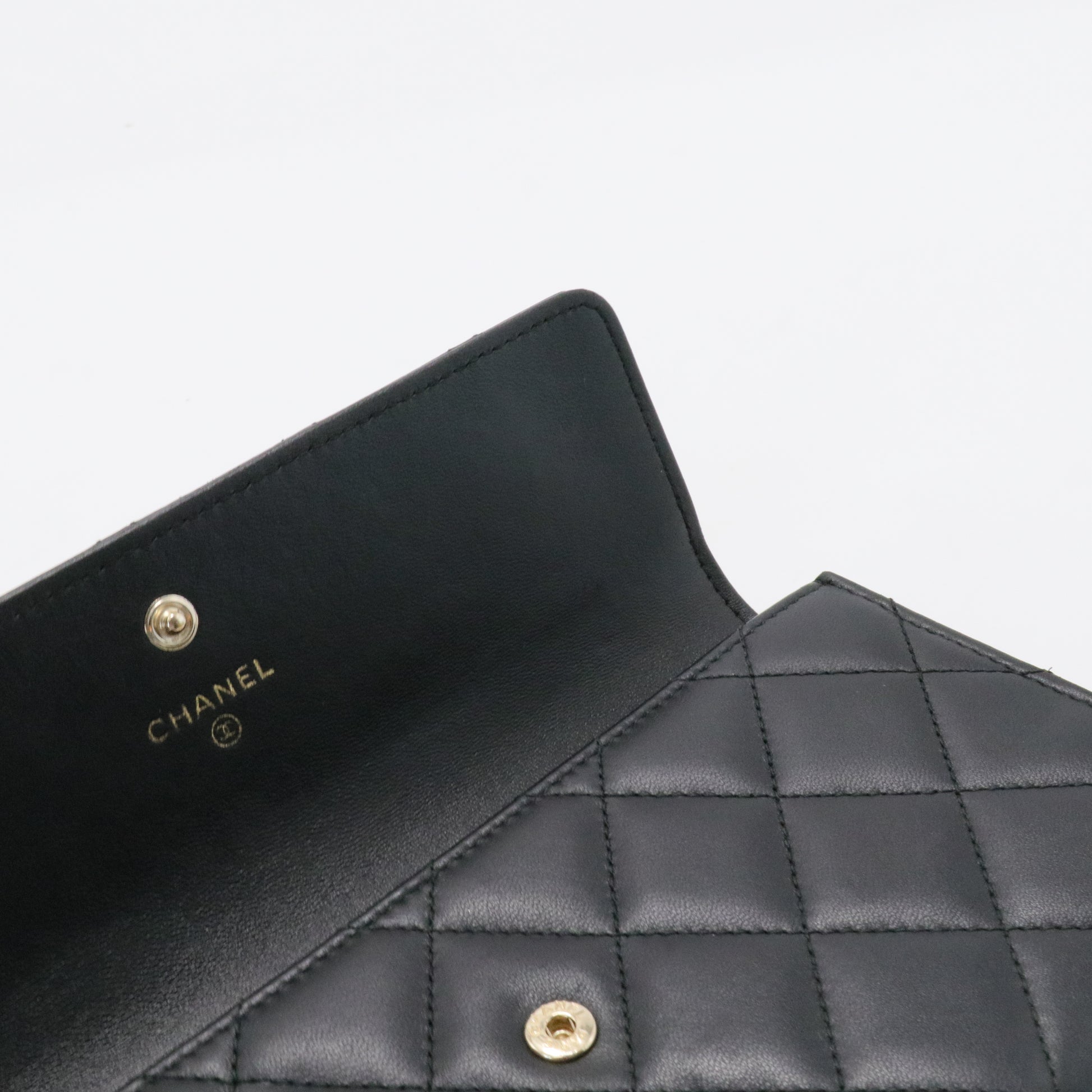 Trendy CC Wallet Lambskin Leather