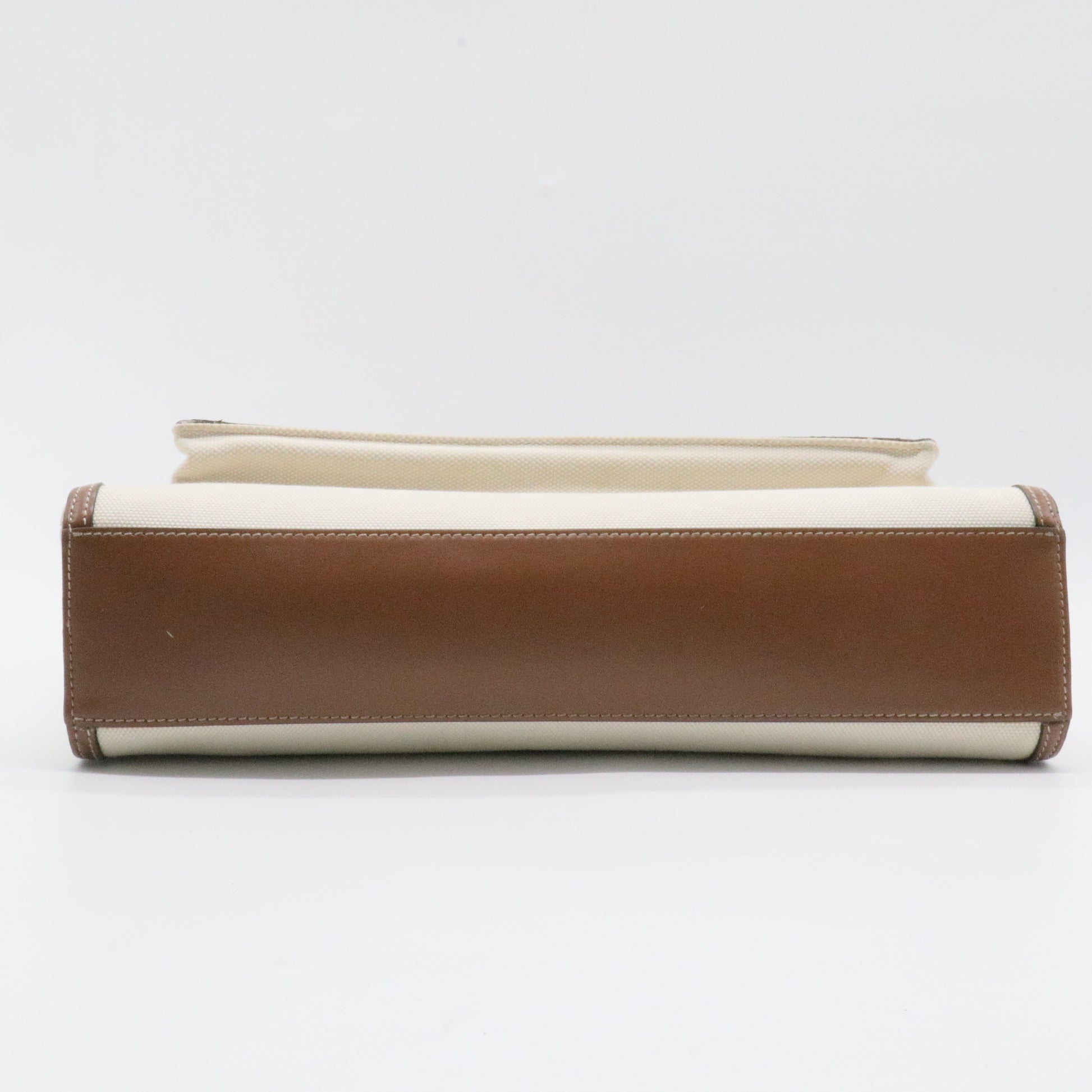 Logo Pocket Tote Canvas with Leather Medium