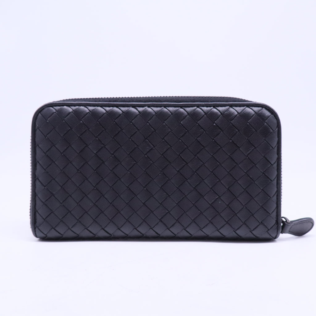 Intrecciato Zip Around Long Wallet W20549