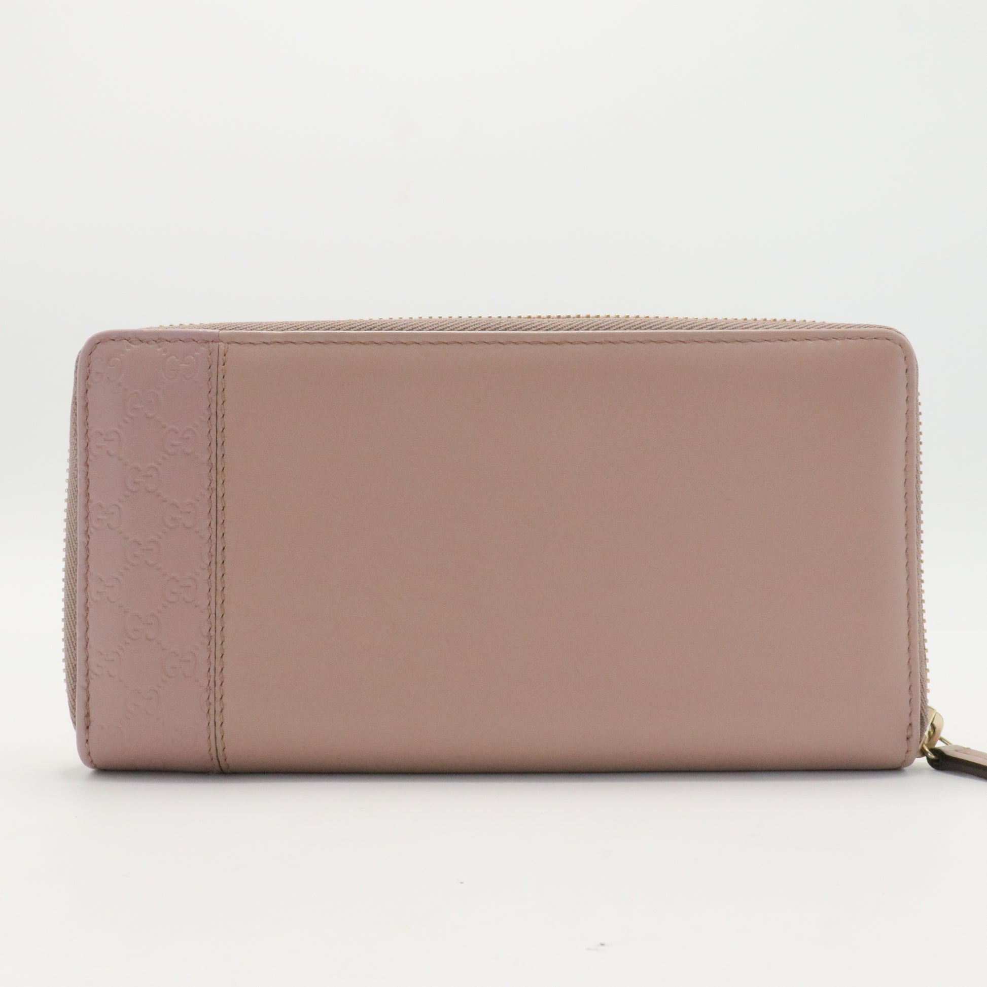 Microguccissima Nice Zip Around Leather Wallet