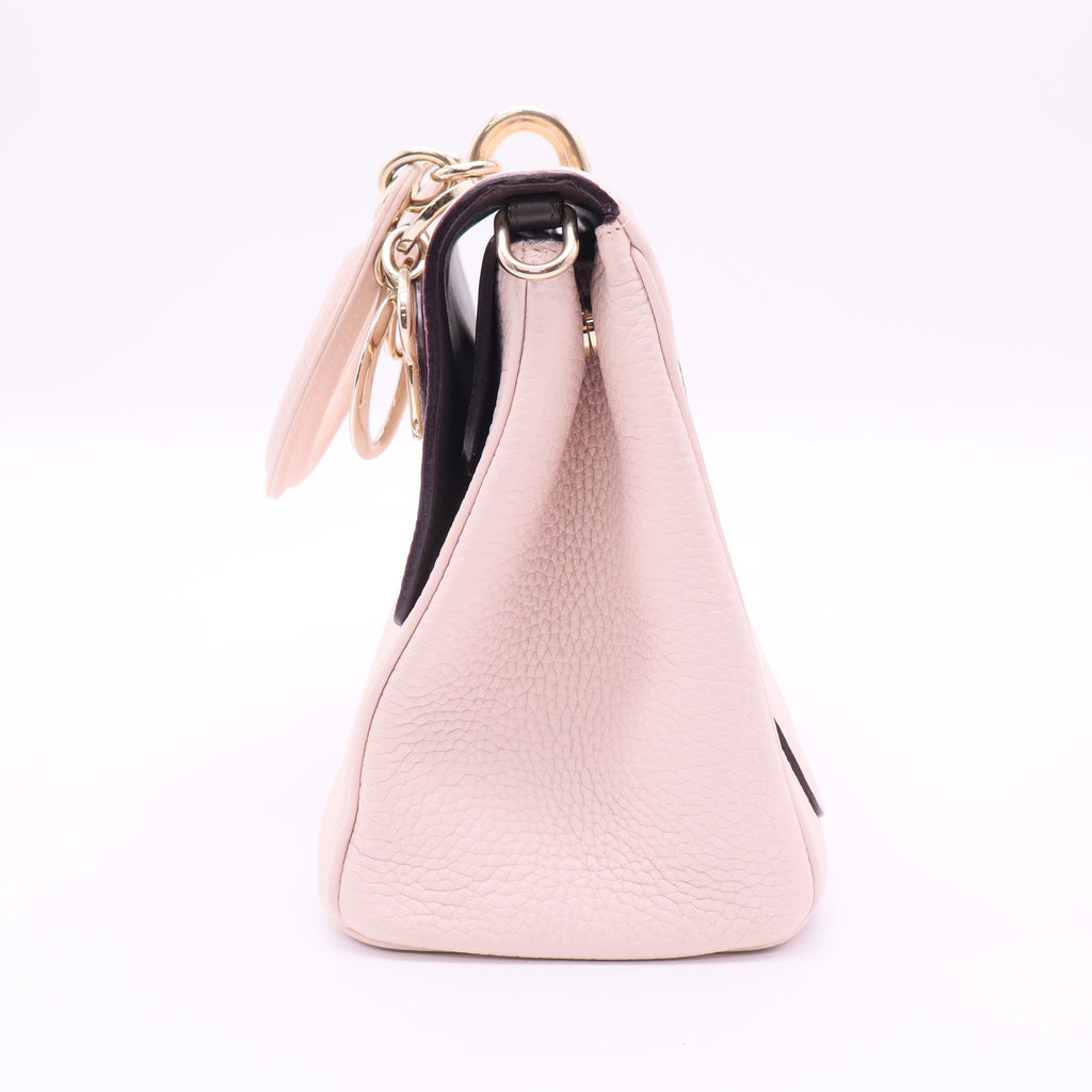 Be Dior Bag Pebbled Leather Small twins