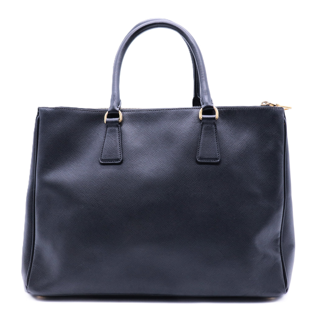 Saffiano Lux Leather Galleria Double Zip Large