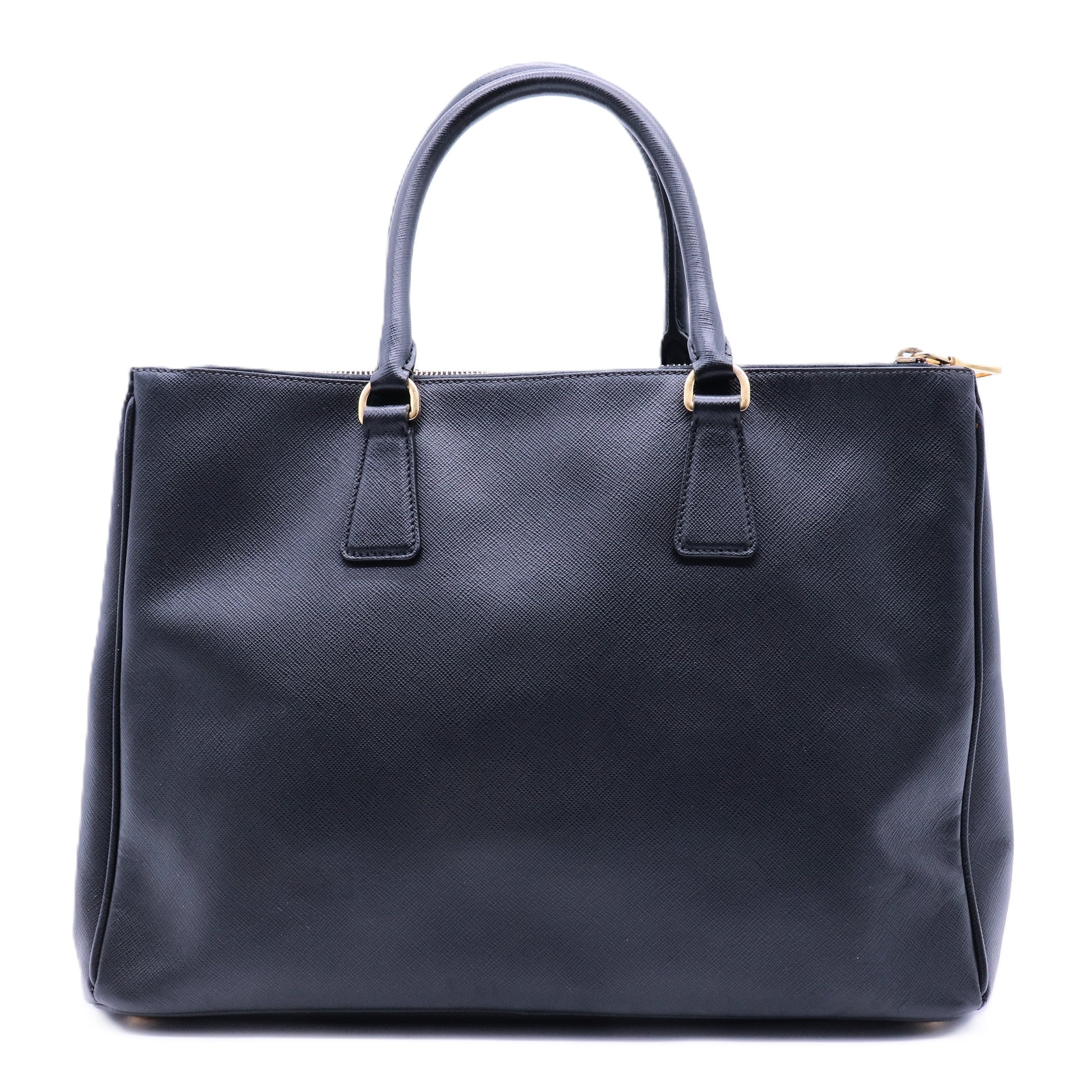 Saffiano Lux Leather Galleria Double Zip Large