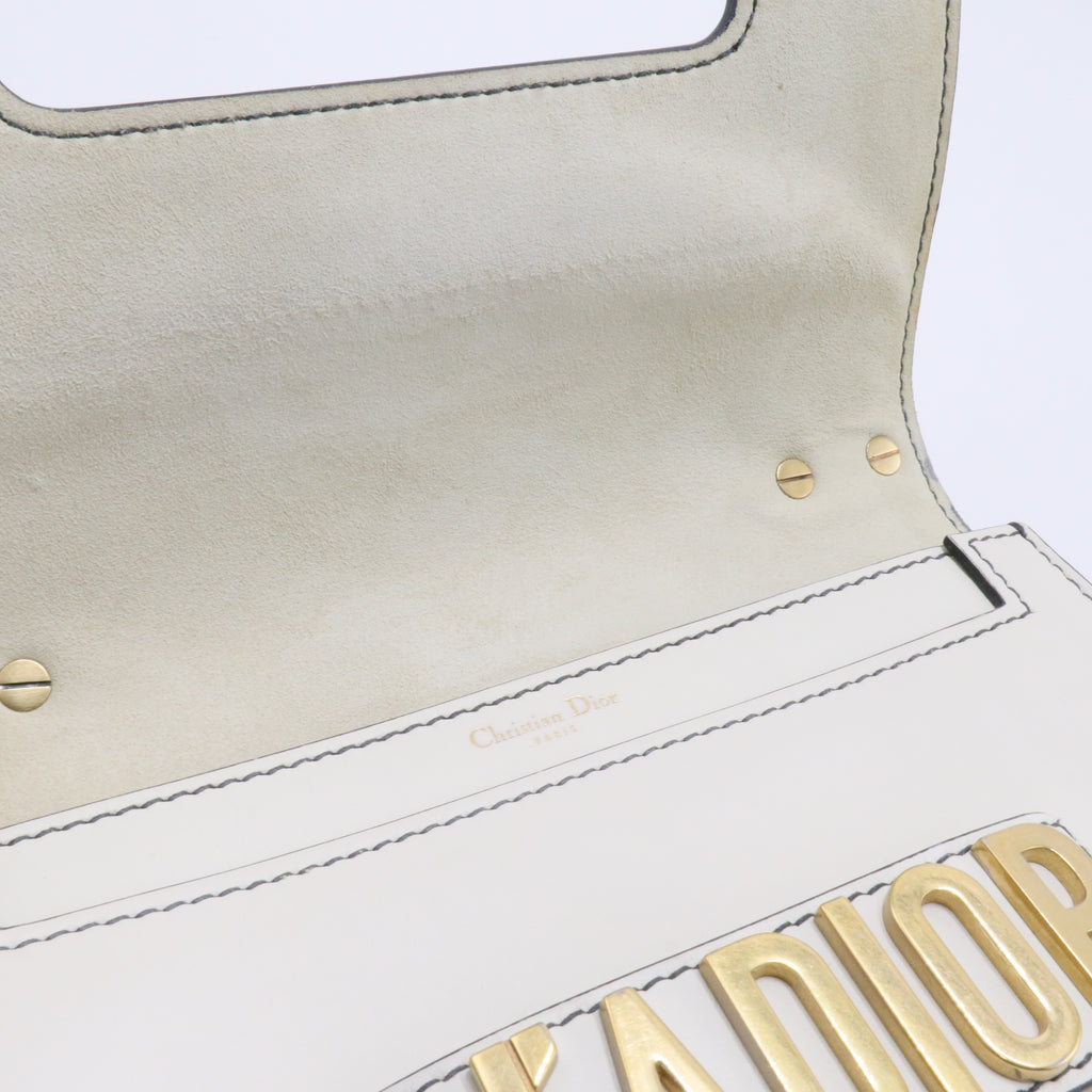 J'Adior Flap Bag Leather Medium