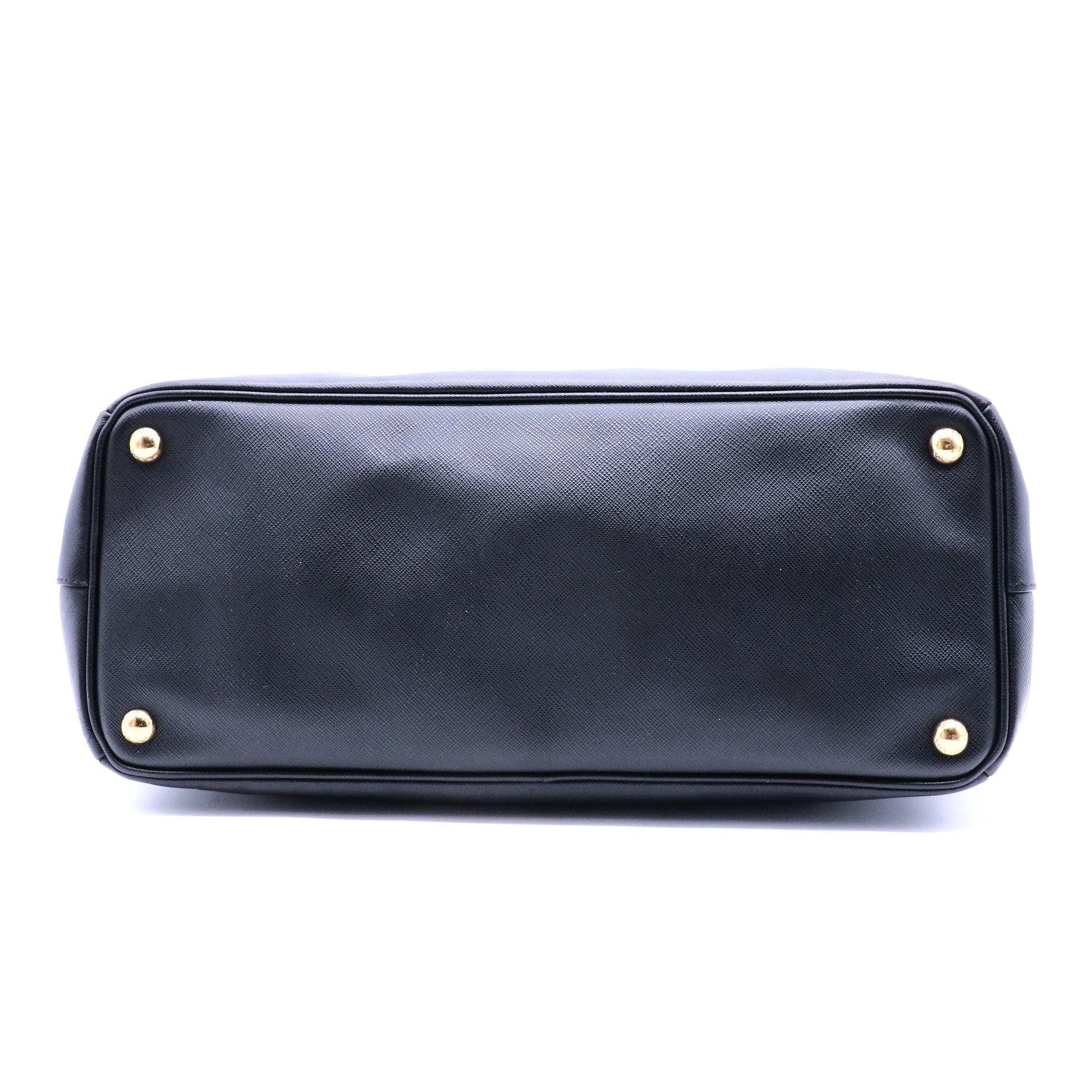 Saffiano Lux Leather Galleria Double Zip Large