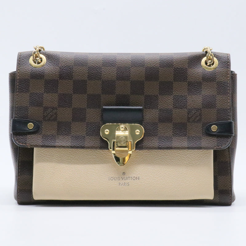 Vavin Handbag Damier with Leather PM