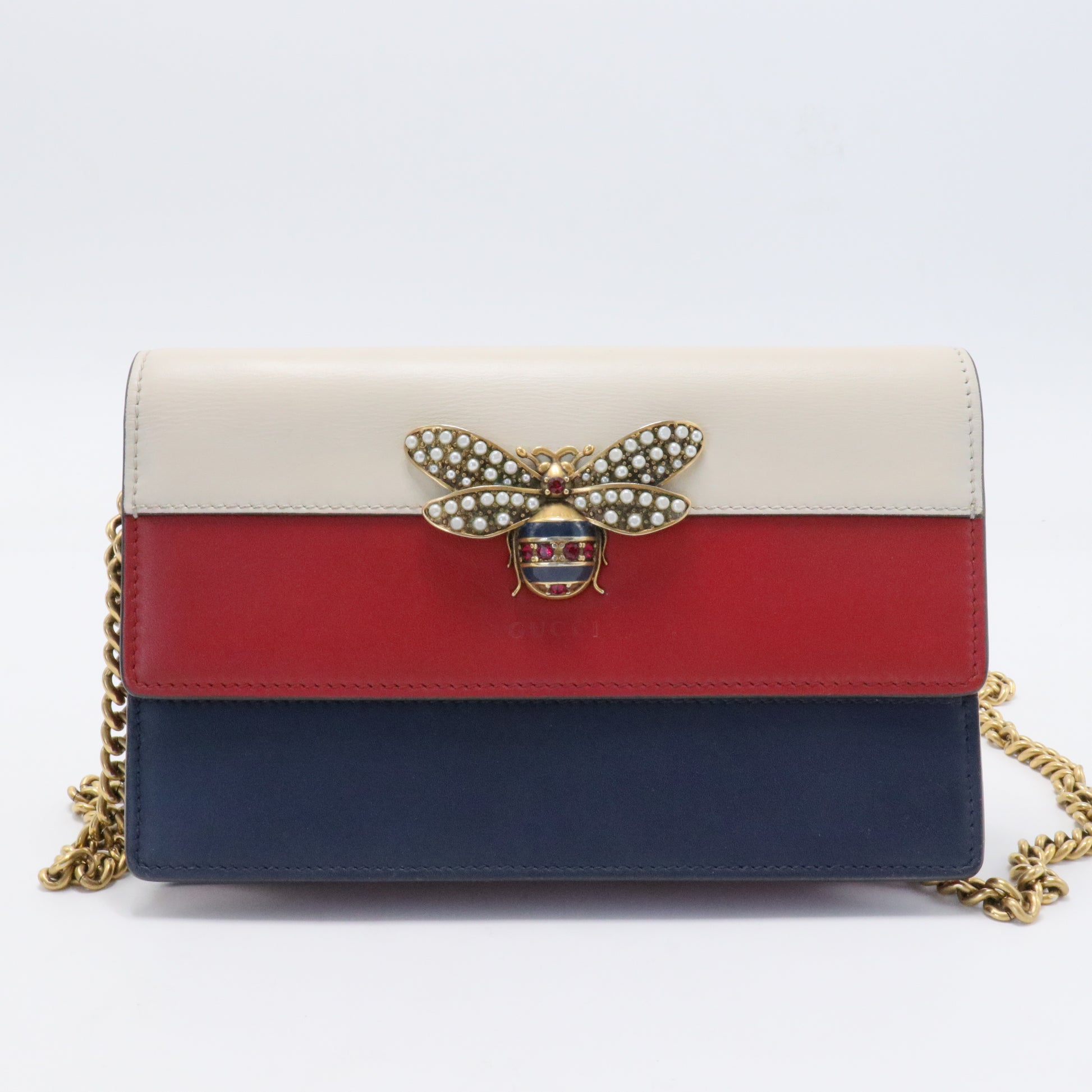 Queen Margaret Chain Wallet Leather Mini
