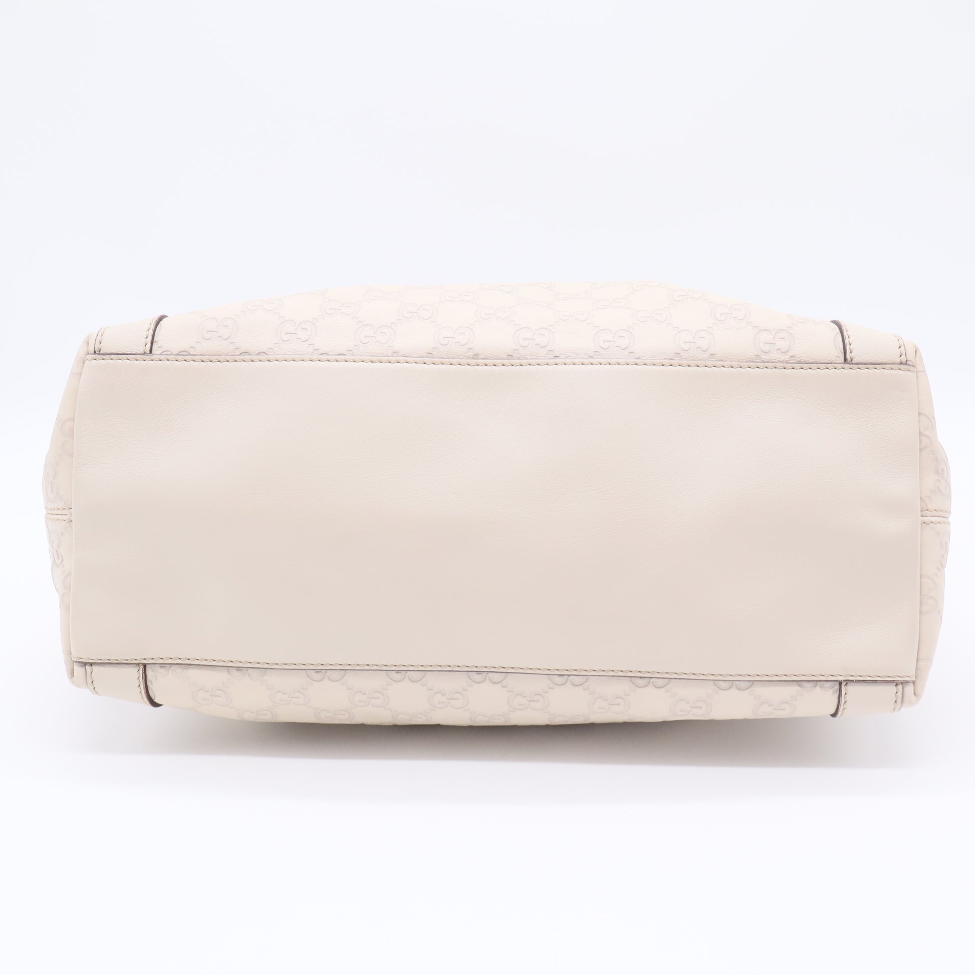 Guccissima Medium Miss GG Top Handle Bag Off White
