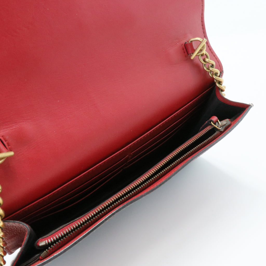 Queen Margaret Chain Wallet Leather Mini