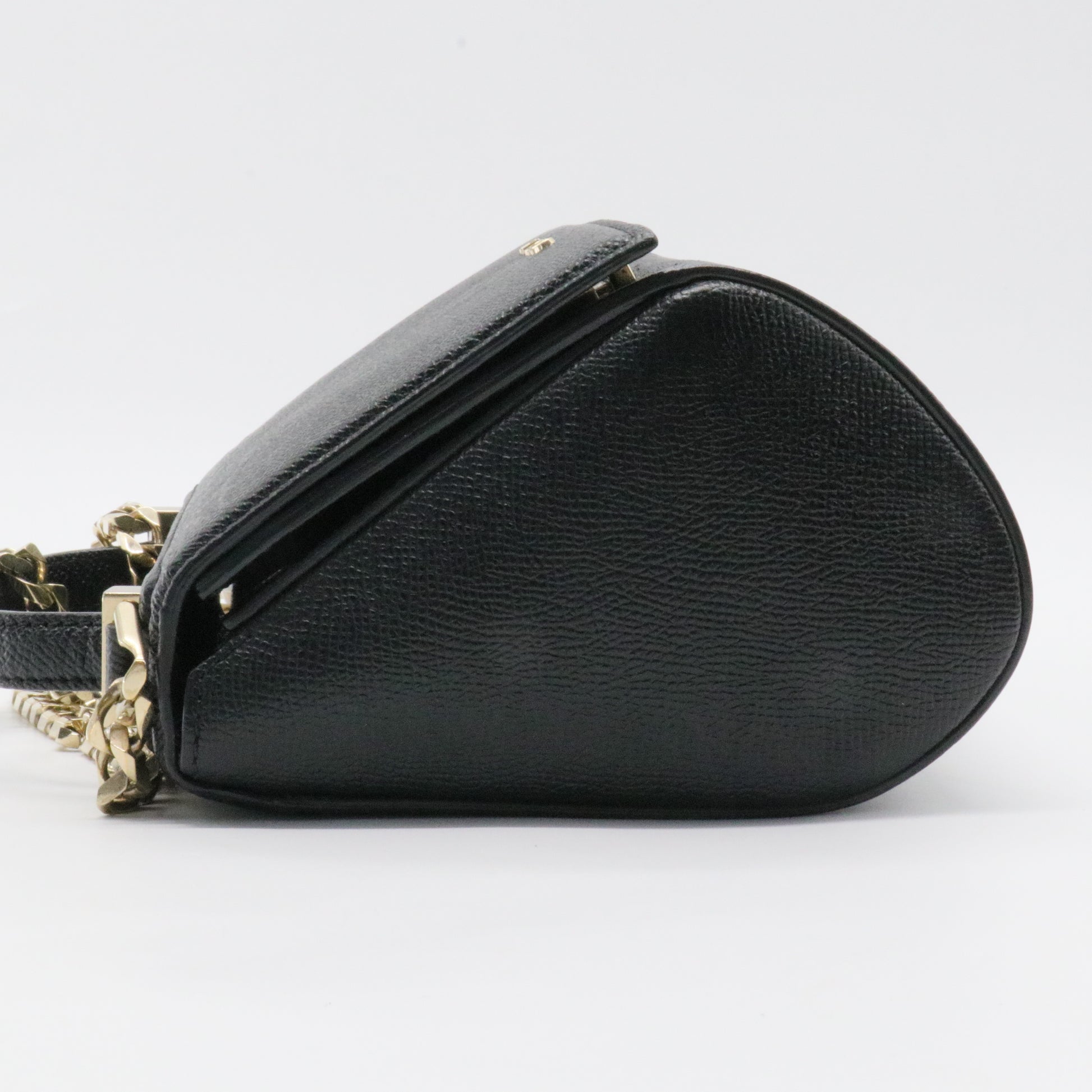 Chain Pandora Box Bag Leather Mini