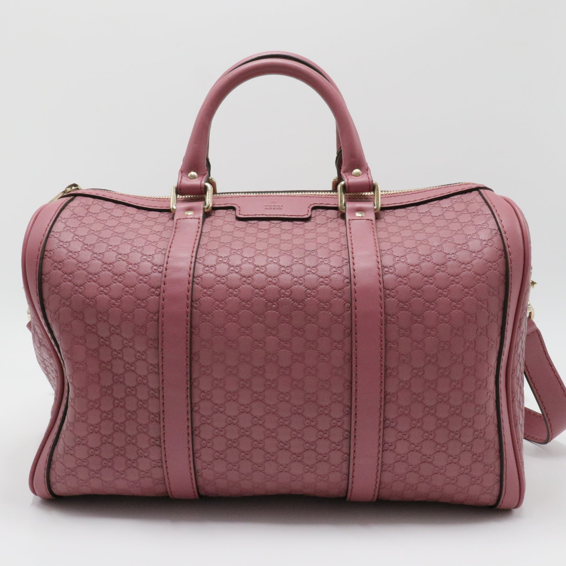 Joy Boston Bag Microguccissima Leather Medium