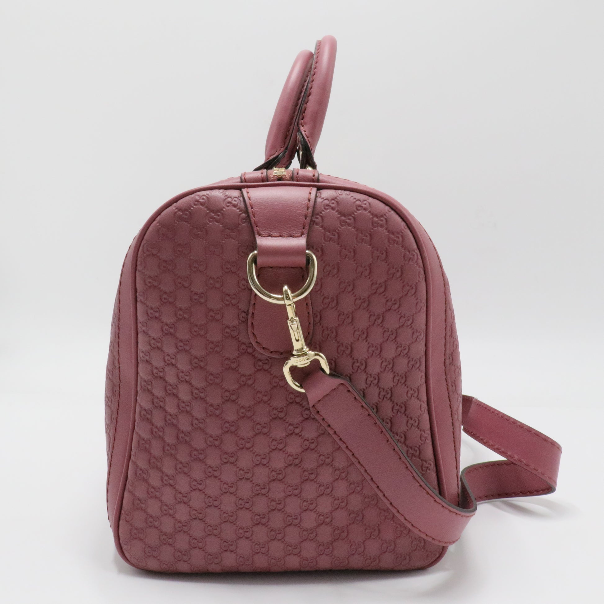 Joy Boston Bag Microguccissima Leather Medium