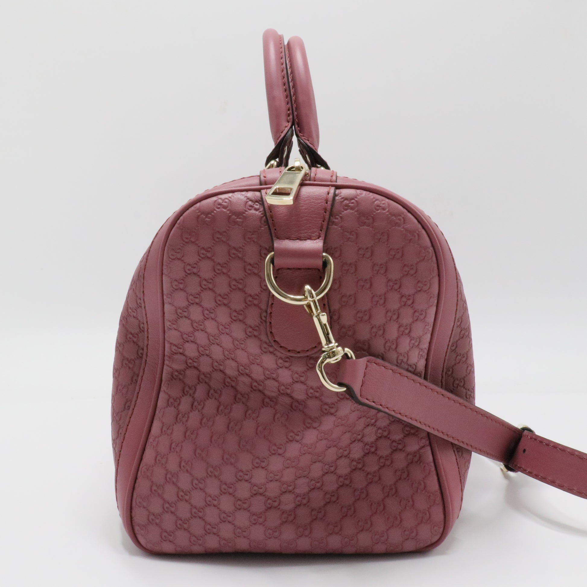 Joy Boston Bag Microguccissima Leather Medium