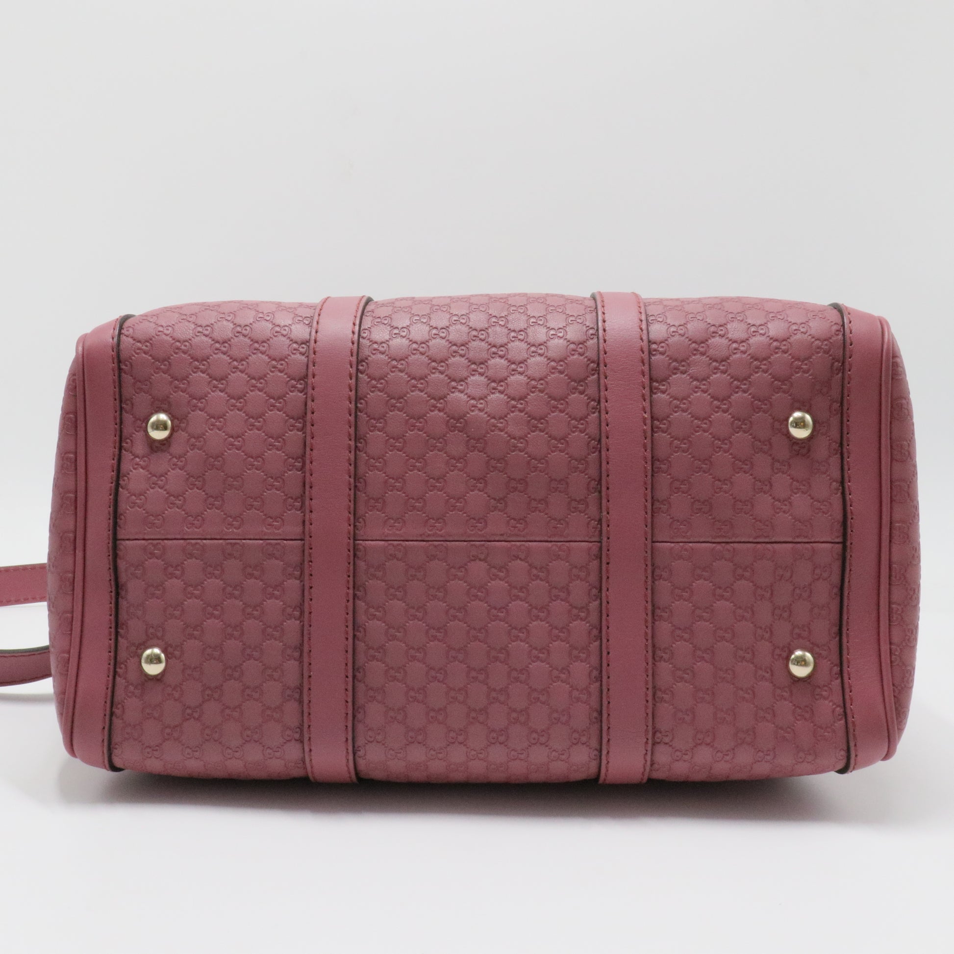 Joy Boston Bag Microguccissima Leather Medium