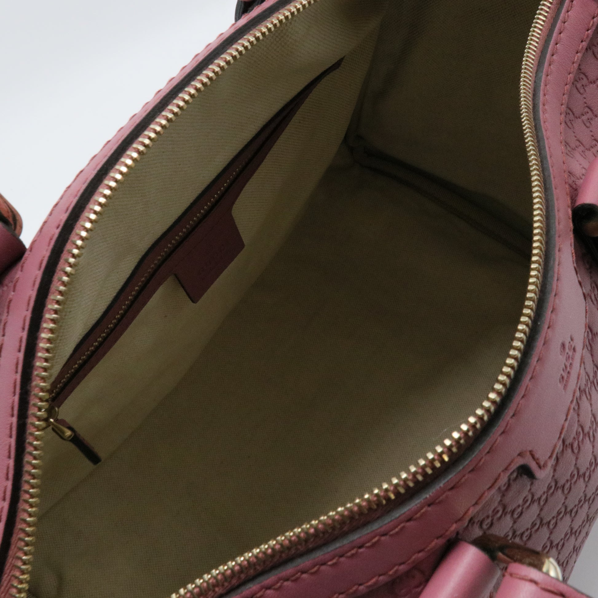 Joy Boston Bag Microguccissima Leather Medium