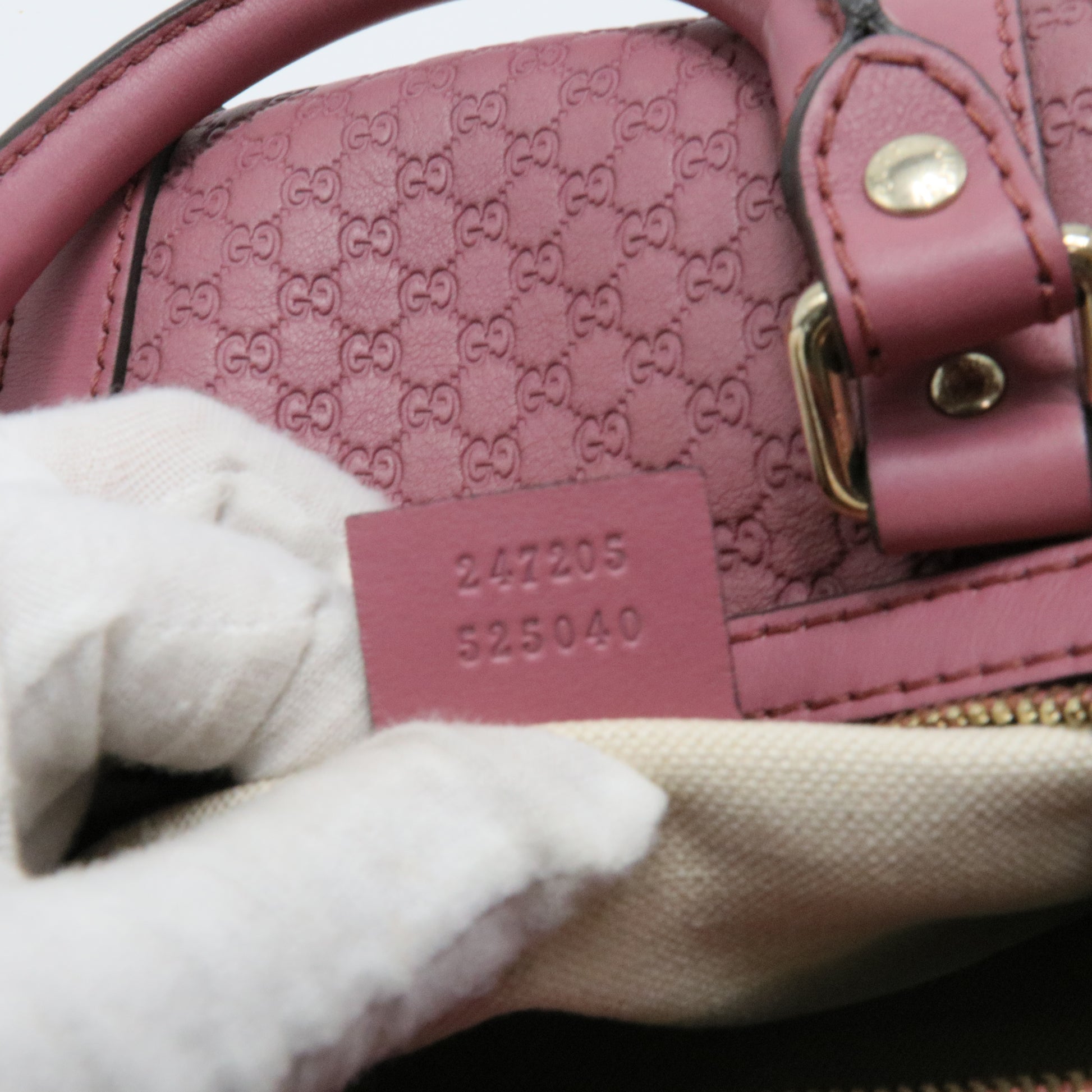 Joy Boston Bag Microguccissima Leather Medium