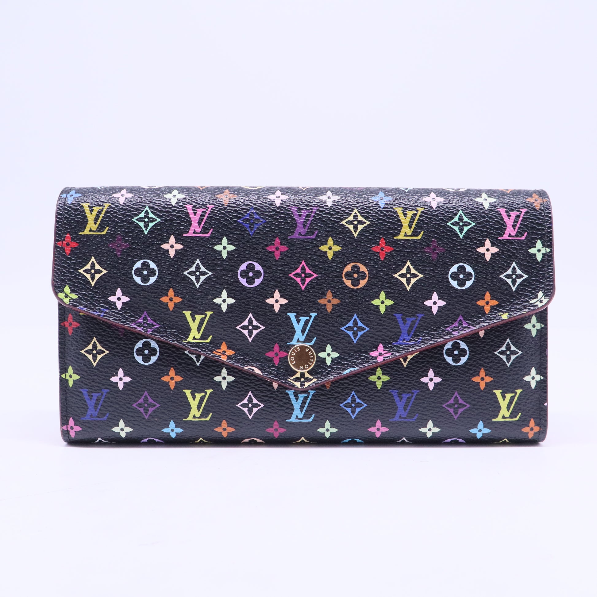 Black Monogram Multicolore Grenade Sarah NM Wallet