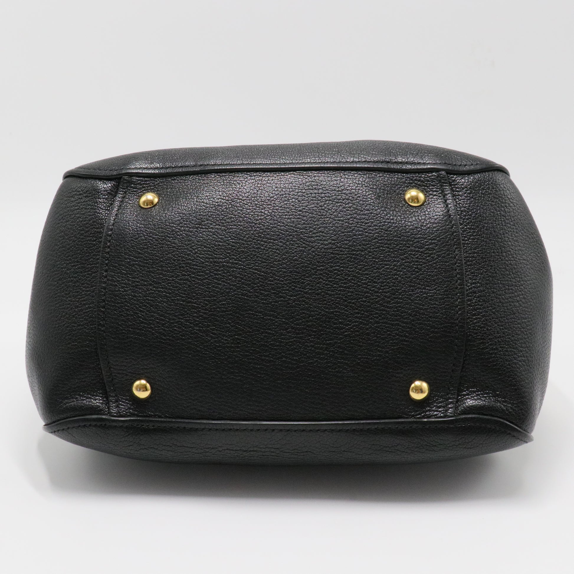Madras Bowler Bag Leather Medium