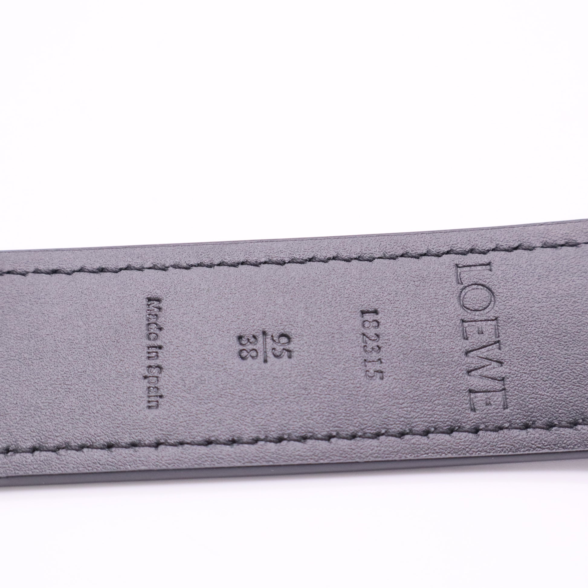 Anagram Leather Belt Twins