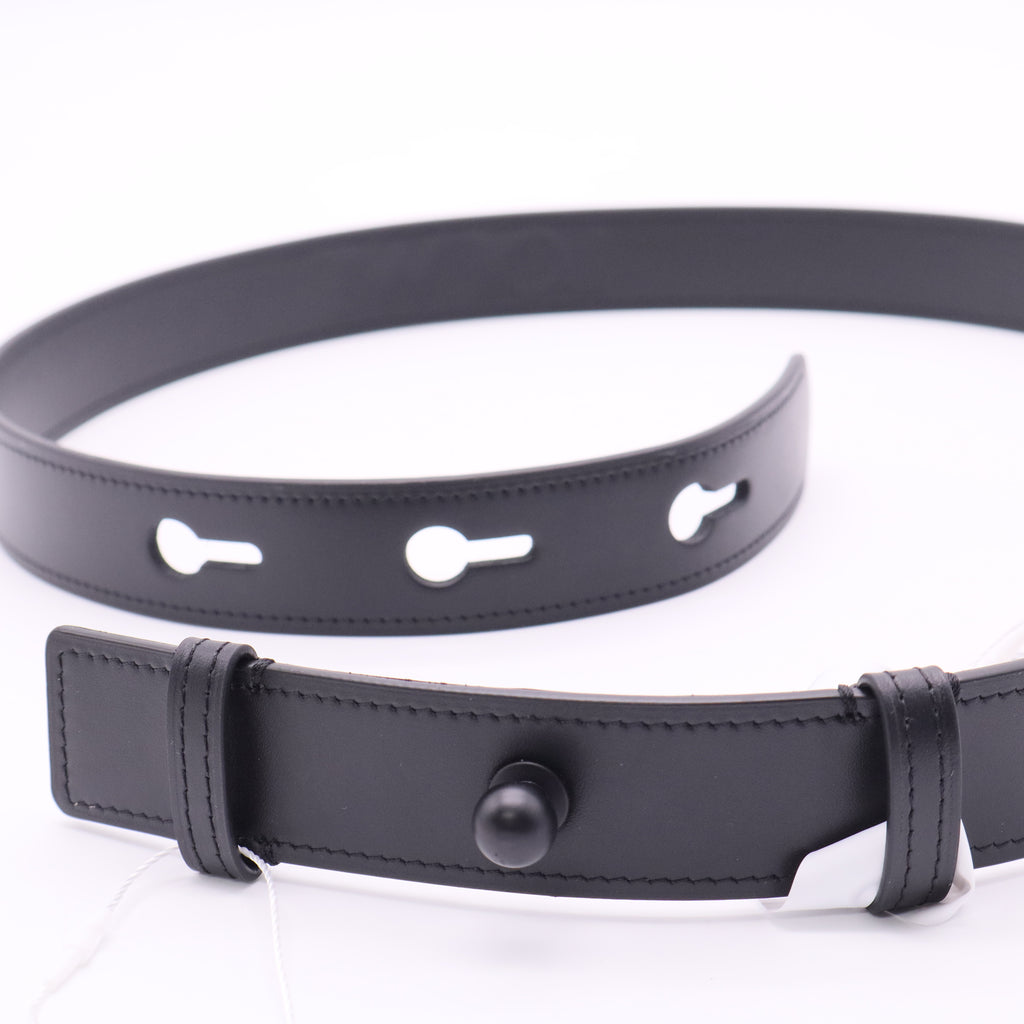 Anagram Leather Belt Twins