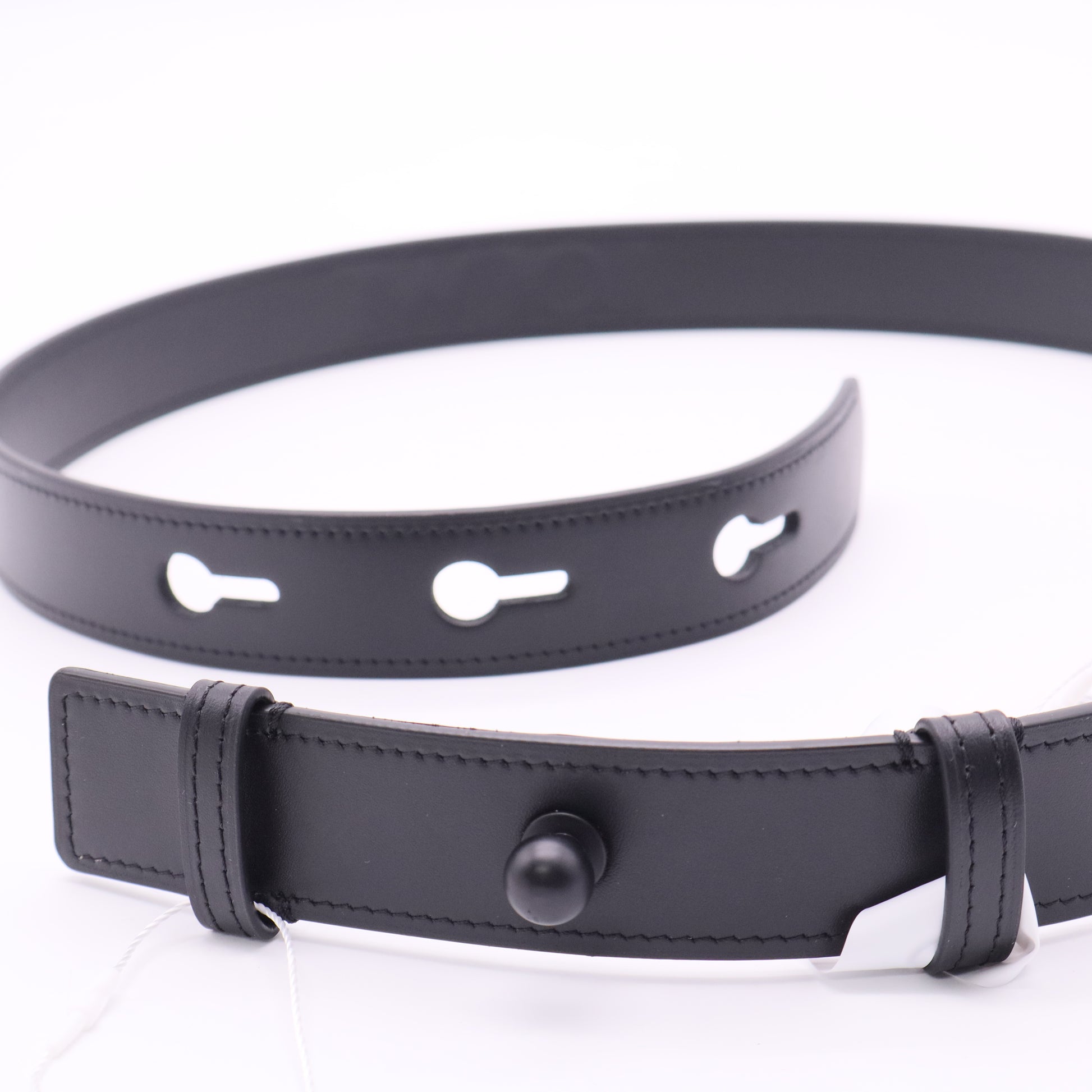 Anagram Leather Belt Twins