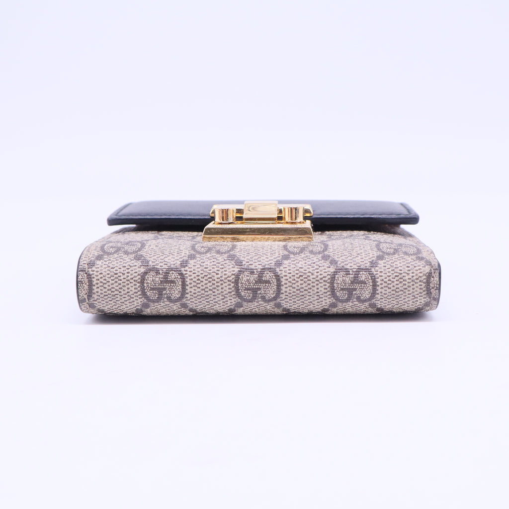 bifold wallet GG Supreme padlock wallet W20654