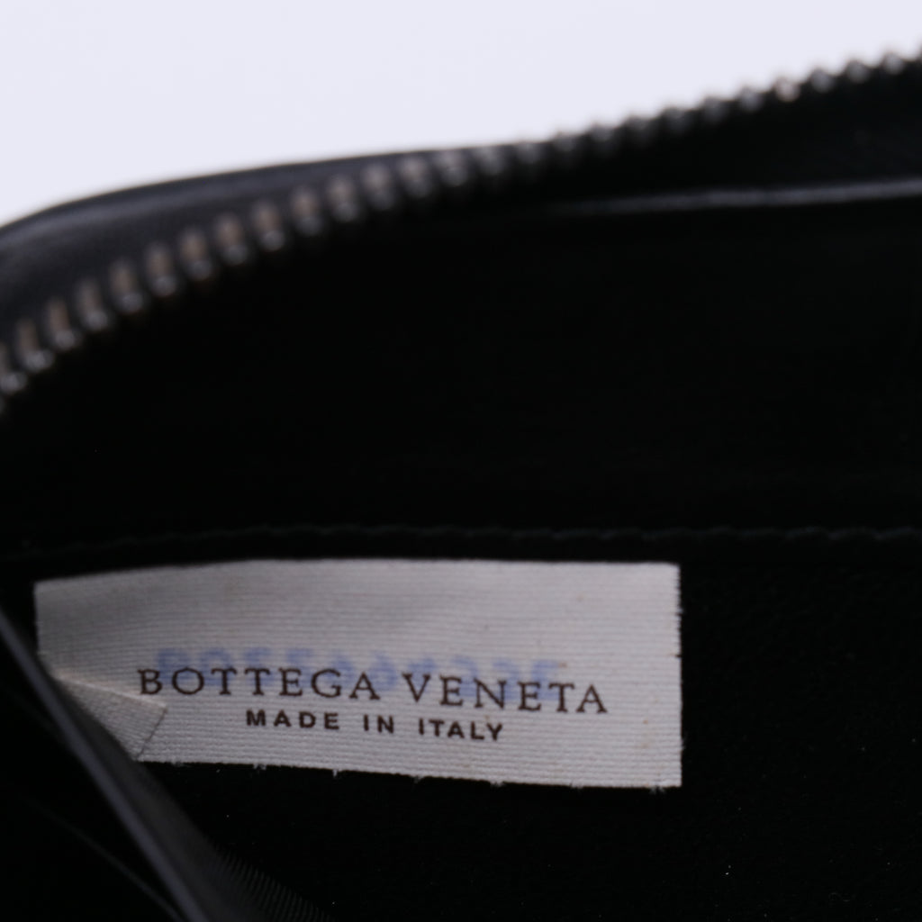 Bottega Veneta Intrecciato Leather Zip Around Wallet W21360