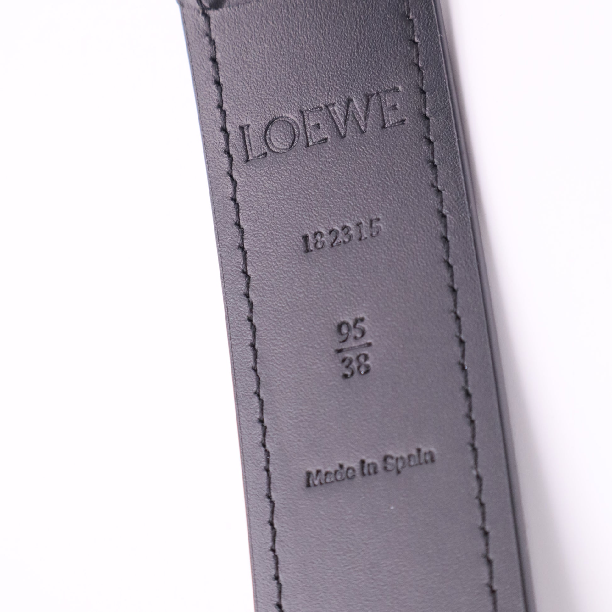 Leather Black Strap